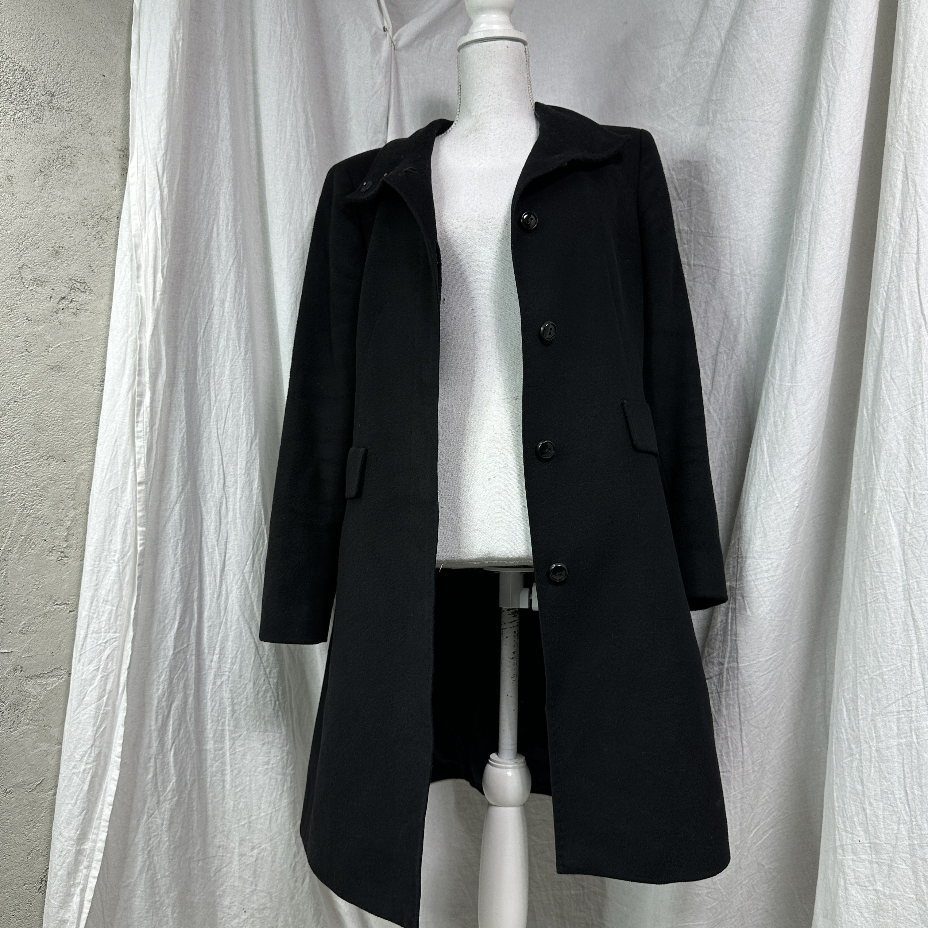 Max Mara Vintage Avant Garde Max Mara Stand-Up Collar Coat Y2K Size L / US 10 / IT 46 - 5 Thumbnail