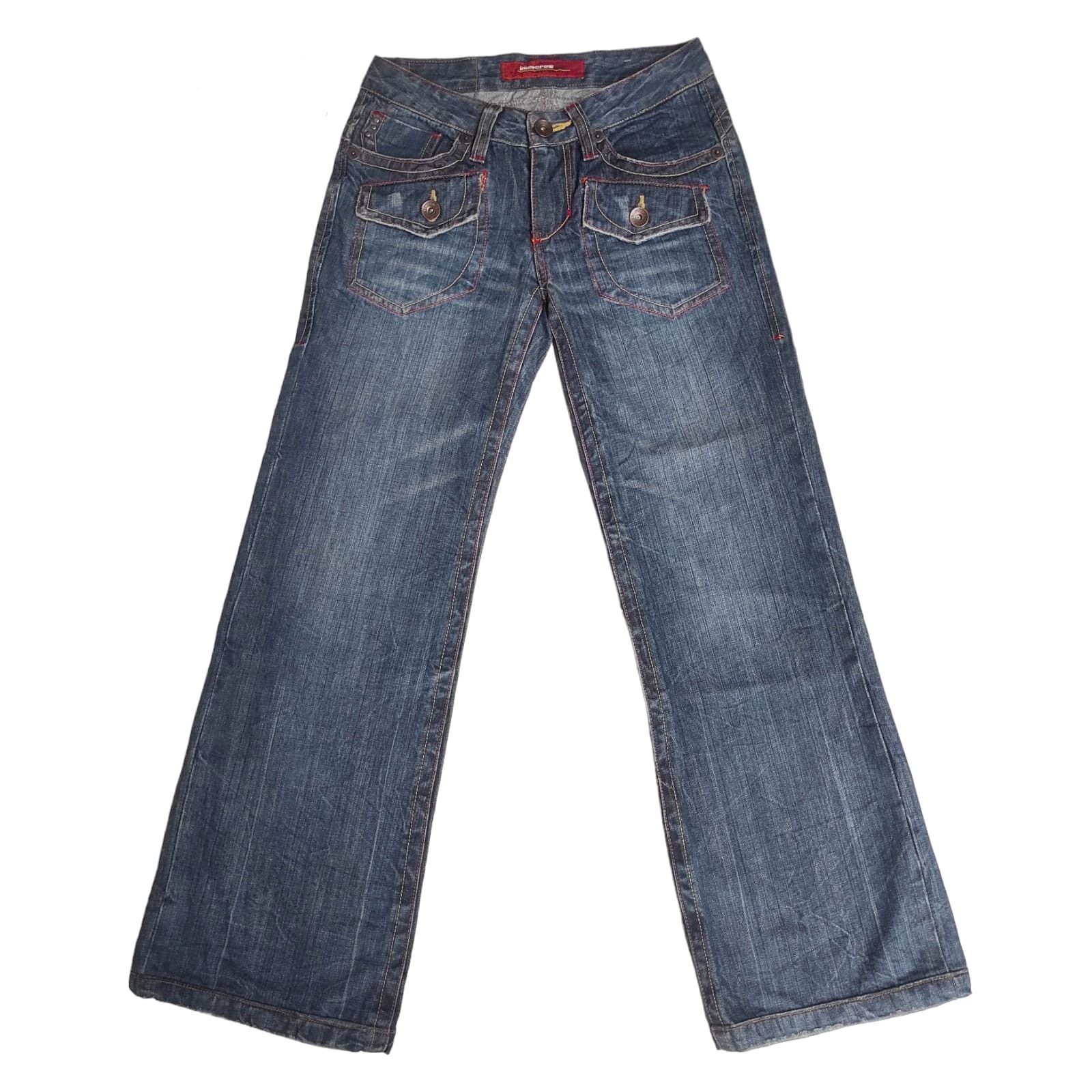 Hysteric Glamour Flare Jeans INTERCREW Bush Boot Cut Low Rise Denim Size US 26 / EU 42 - 2 Thumbnail