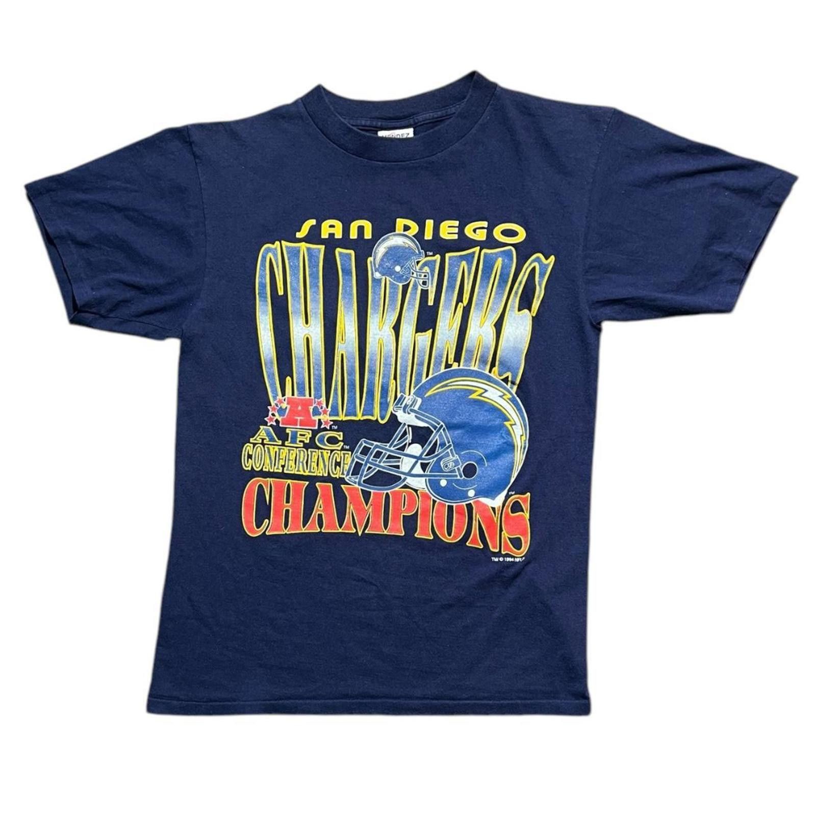 Designer Vintage 90s San Diego Chargers AFC Conference Champions Size US M / EU 48-50 / 2 - 1 Thumbnail