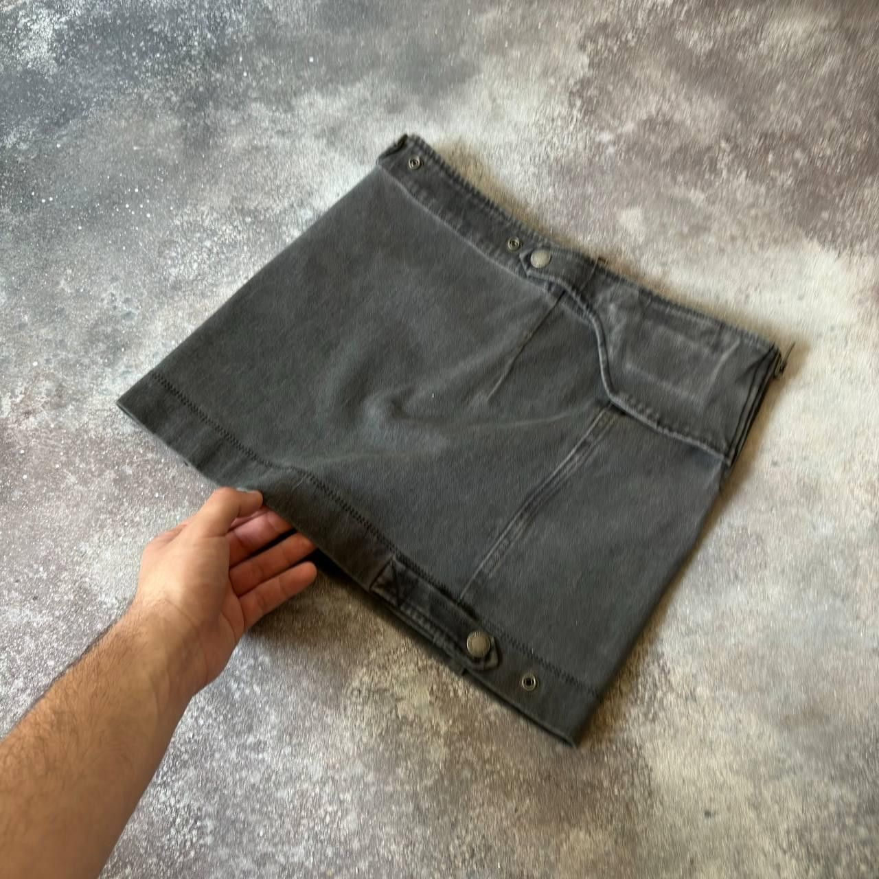 Diesel Y2K Diesel Vintage Grunge Washed Denim Mini Skirt Size 29" - 2 Thumbnail