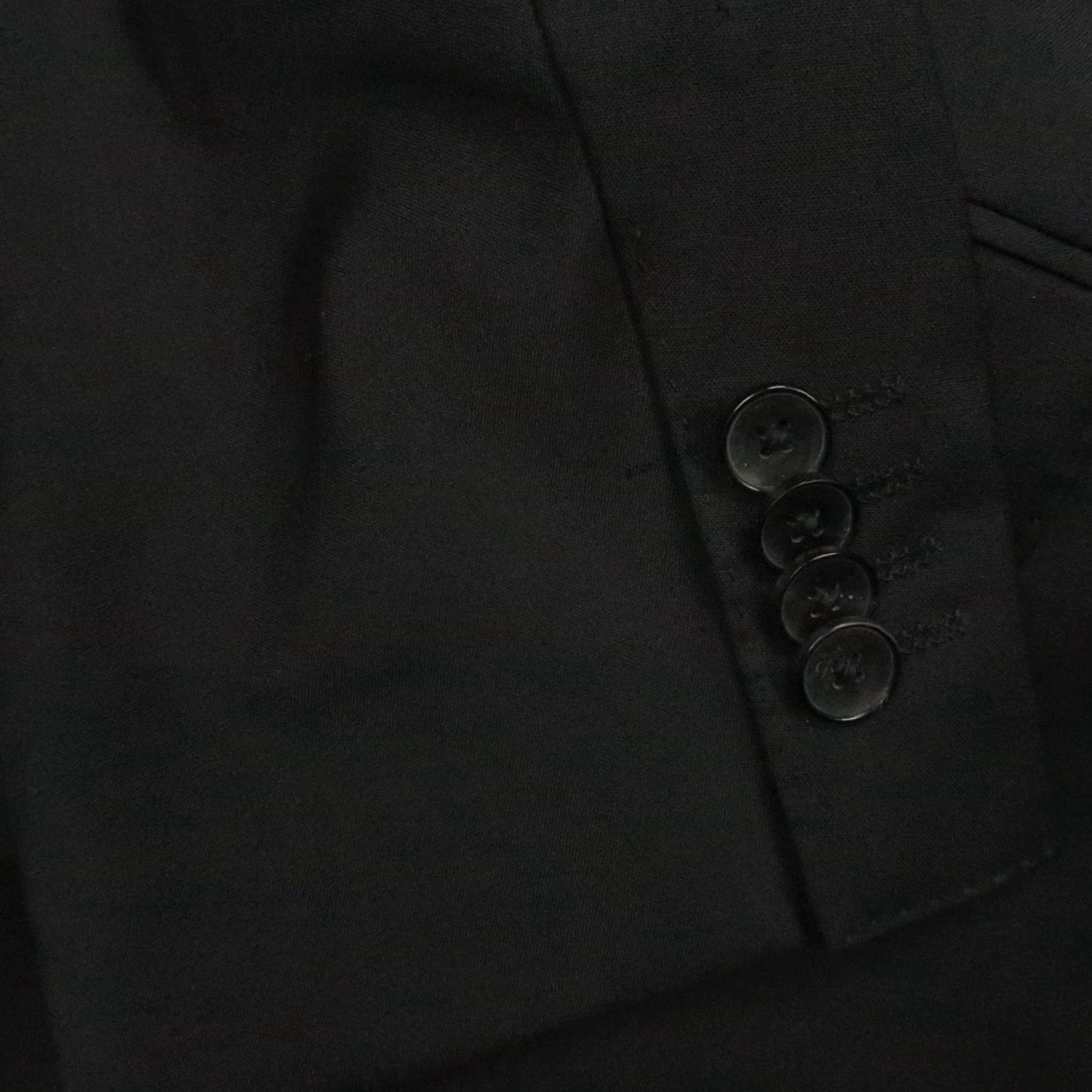 Hugo Boss HUGO BOSS Blazer Men 42 Regular Black Wool Stretch Business Jacket Size 42R - 7 Thumbnail