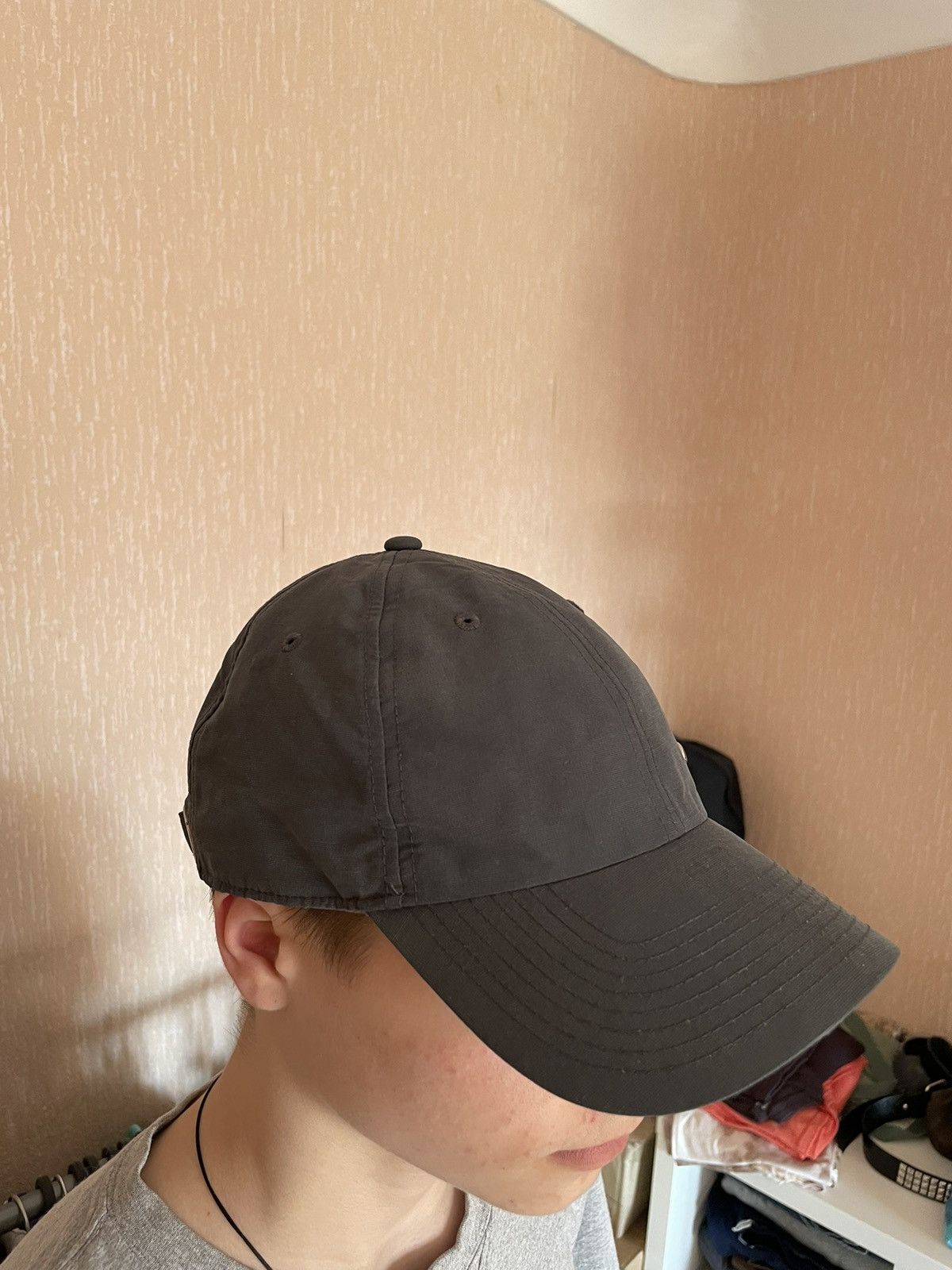 Nike × Vintage Vintage Nike Metal Swoosh Cap Size ONE SIZE - 4 Thumbnail