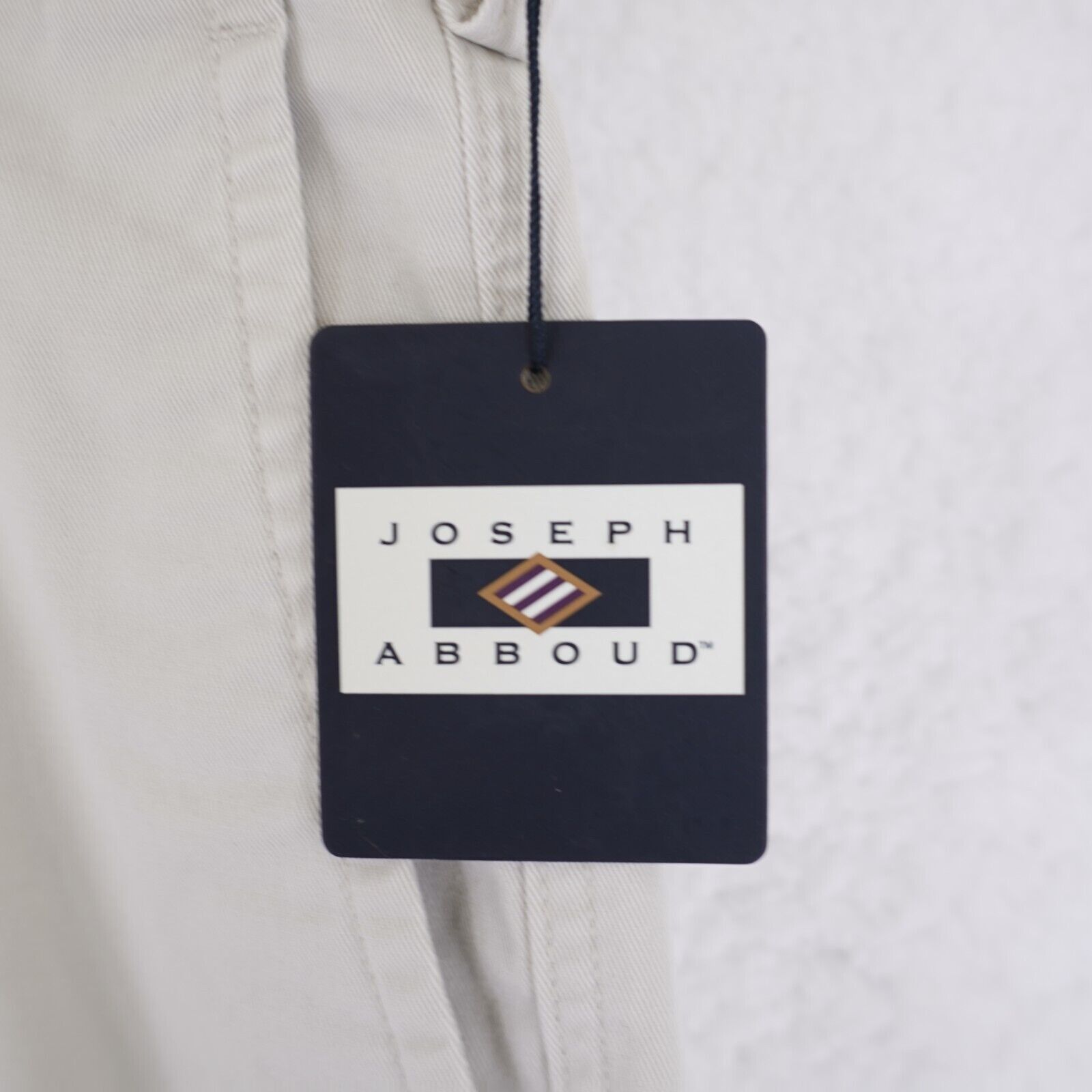 Joseph Abboud NEW Joseph Abboud Stretch Cotton Gray Cream 38/32 Chino Pant Size US 38 / EU 54 - 6 Thumbnail