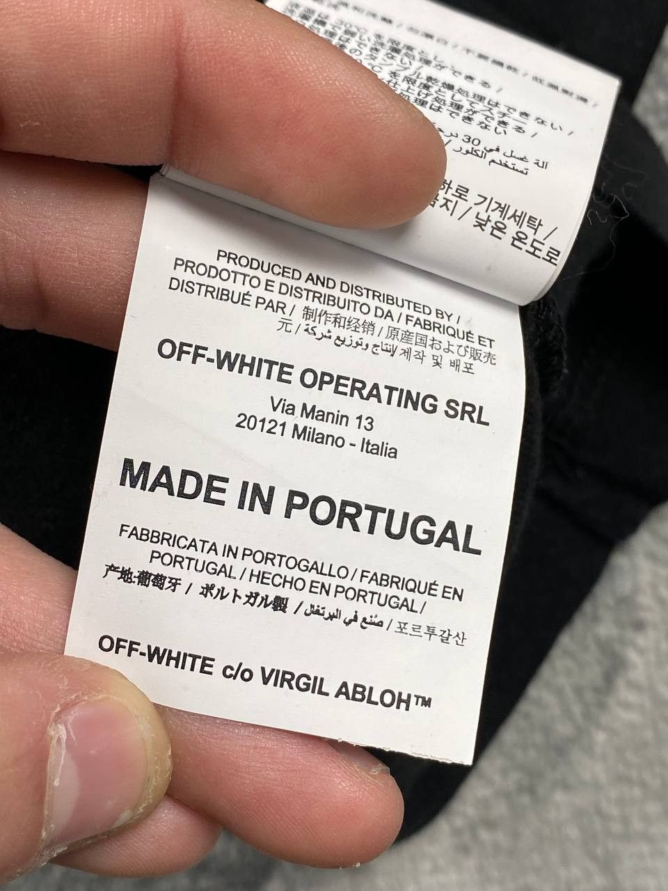 Off-White Off White Operating Srl T Shirt Big Logo Men Size S Black Size US S / EU 44-46 / 1 - 14 Thumbnail