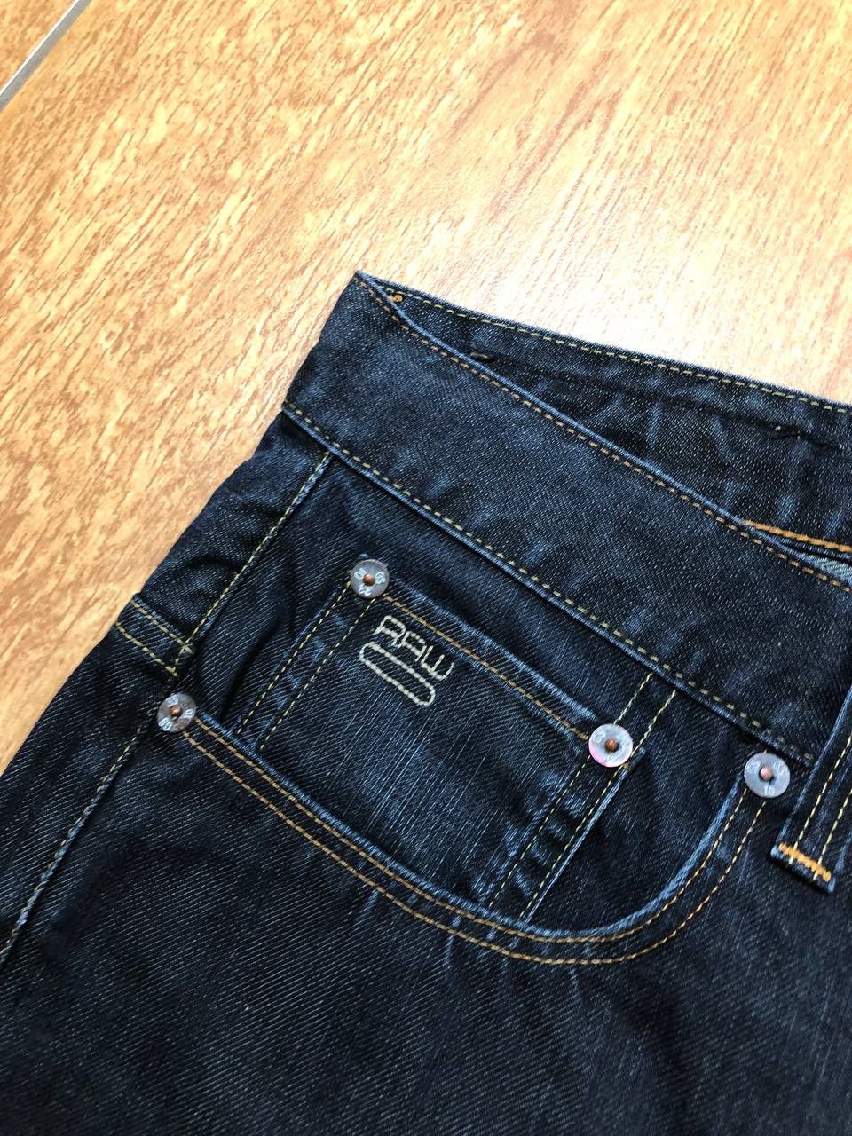 G-Star G-Star Raw 3301 Denim Dark Wash Button Fly Jeans Size US 31 - 11 Thumbnail