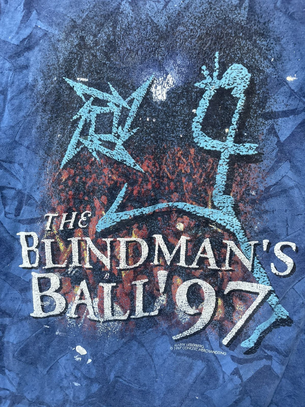 Band Tees Metallica 1997 Blindman’s Ball Vintage Concert Tour Tee XL Size US XL / EU 56 / 4 - 5 Thumbnail