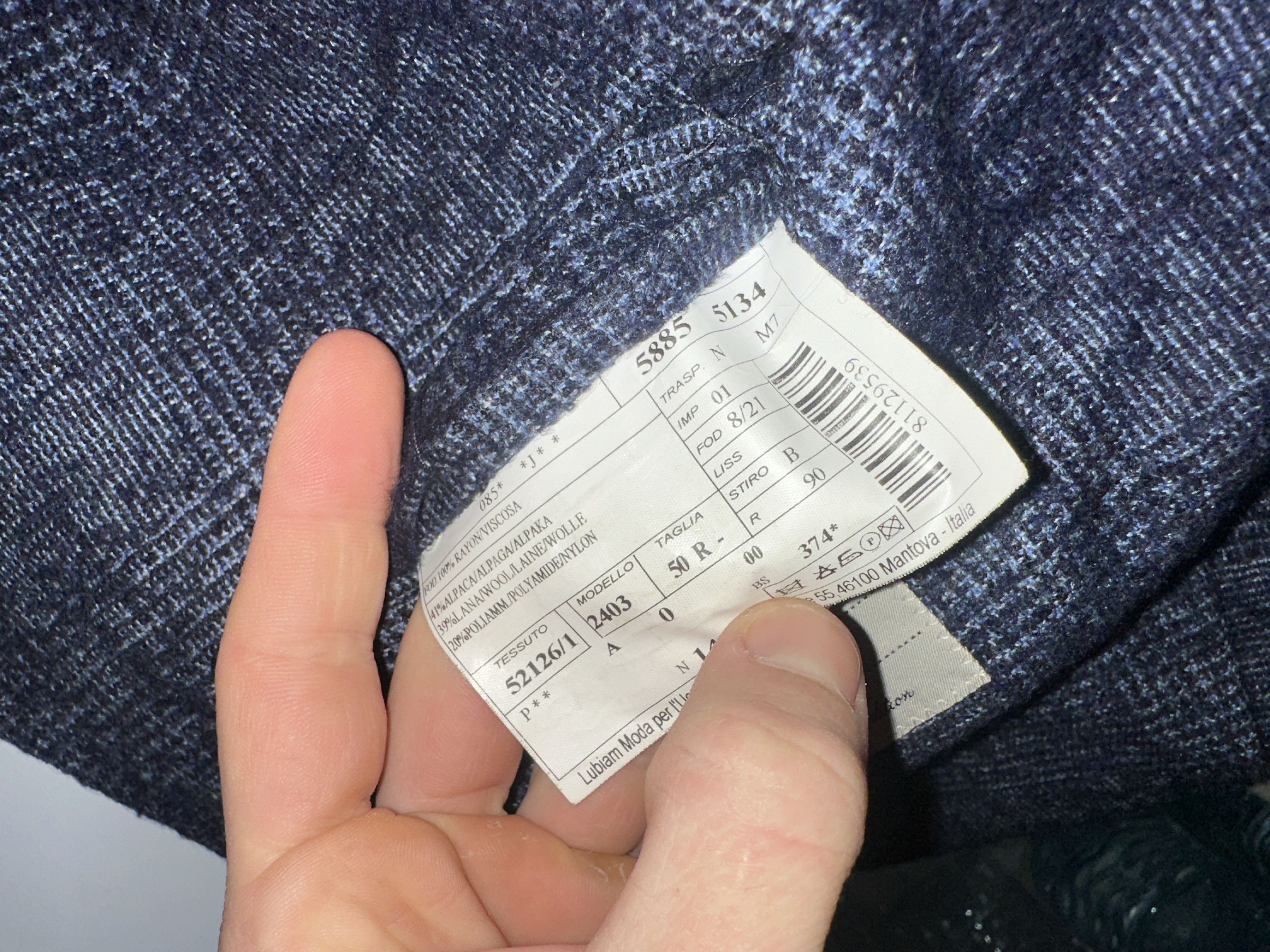 L.B.M. 1911 × Loro Piana Handcrafted LBM 1911 Loro Piana Suit Tuxedo Formal Size 50 R Size 50R - 17 Thumbnail