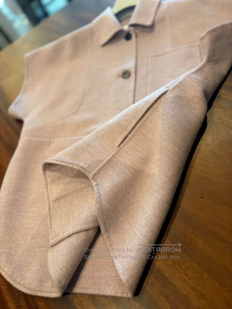 Hermes Hermes Spring/Summer Lilac Pink Cashmere Vest Jacket Size XS / US 0-2 / IT 36-38 - 6 Thumbnail