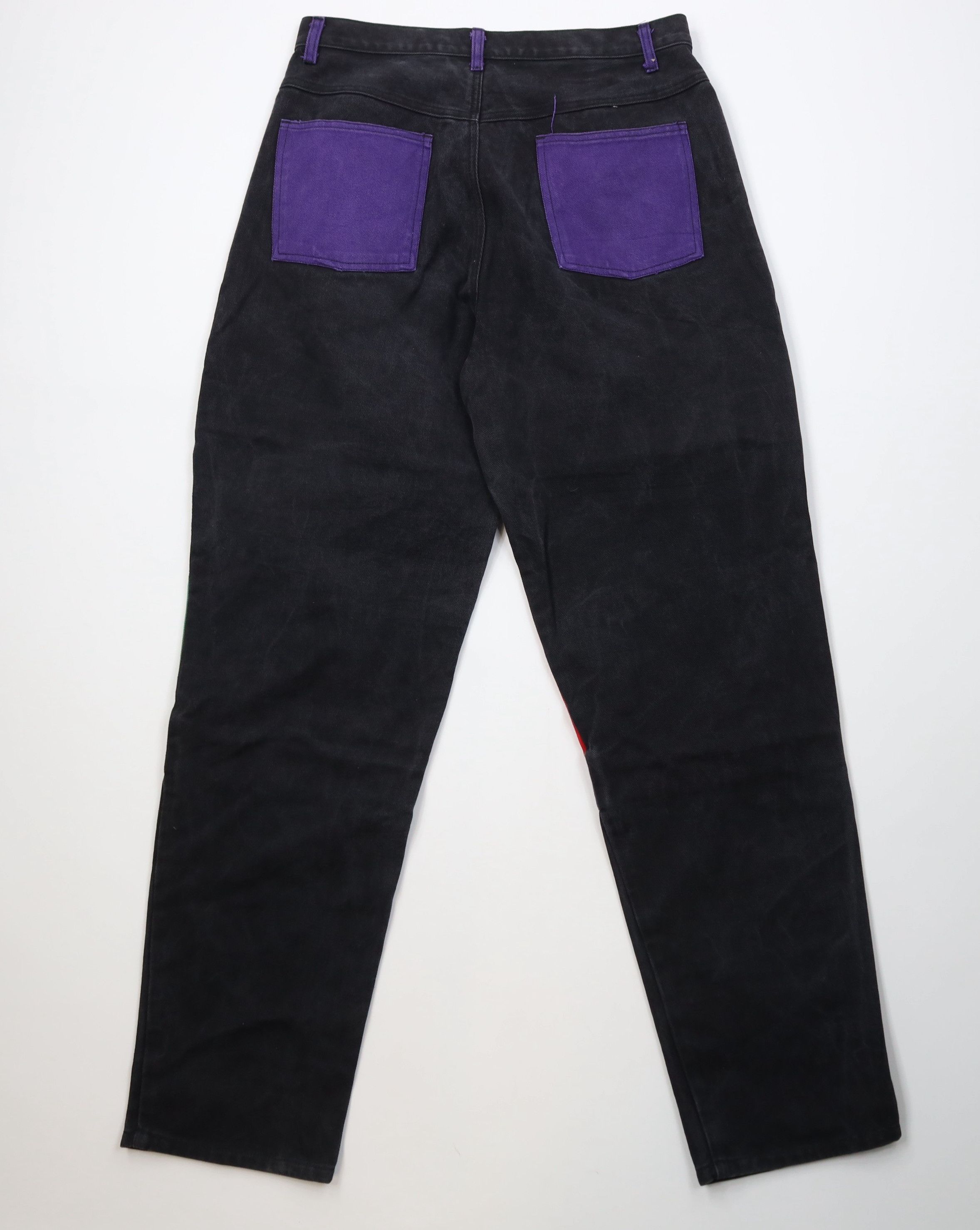 Vintage Vintage 90s Streetwear Baggy Fit Malcolm X Denim Jeans Black Size US 34 / EU 50 - 12 Thumbnail