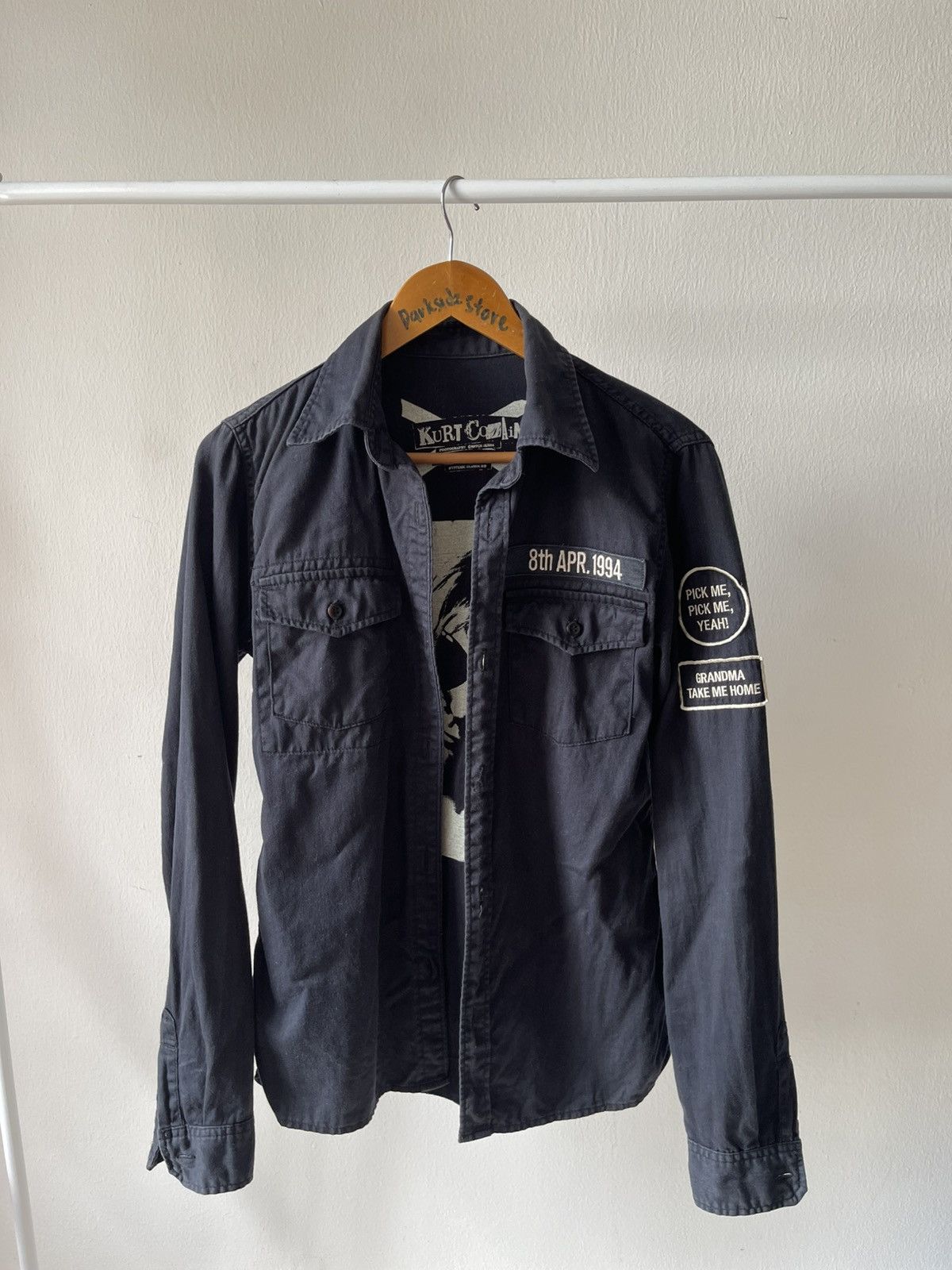Band Tees × Hysteric Glamour Hysteric Glamour Kurt Cobain Shirt Size US M / EU 48-50 / 2 - 2 Thumbnail