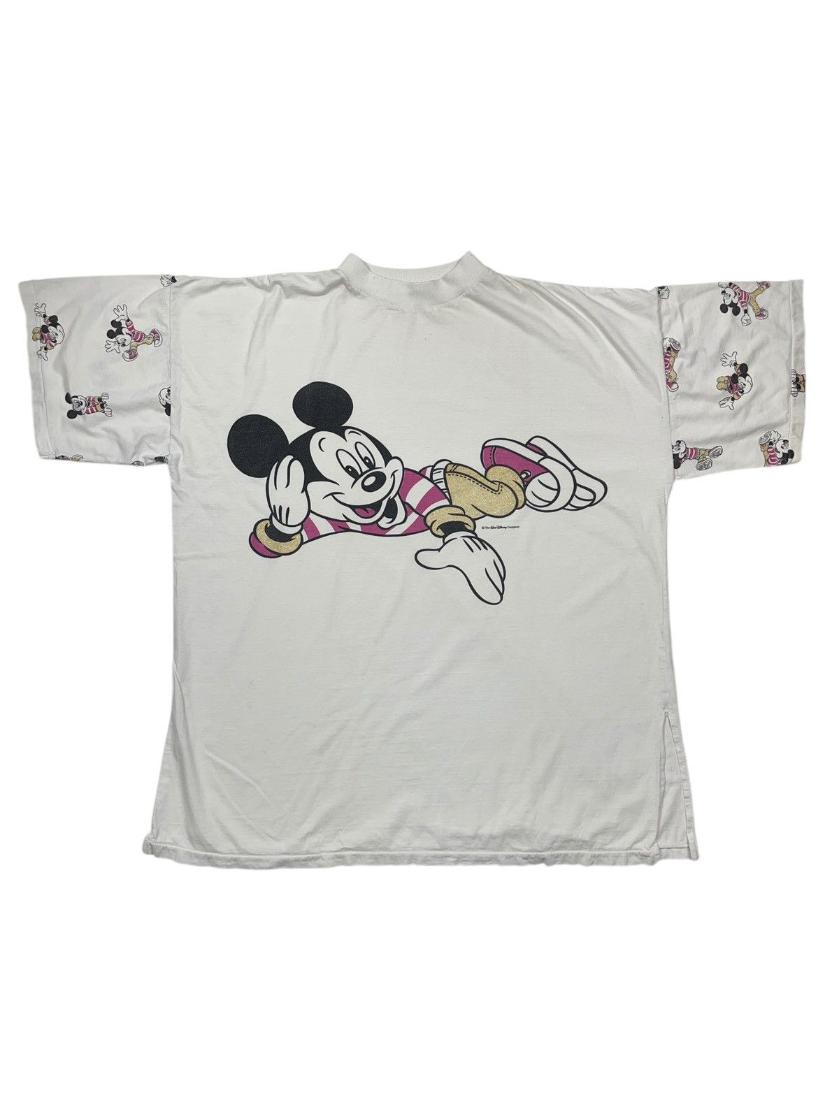 Disney × Mickey Mouse × Vintage Vintage 90s Mickey Mouse Single Stitch T-shirt Size US XL / EU 56 / 4 - 1 Thumbnail