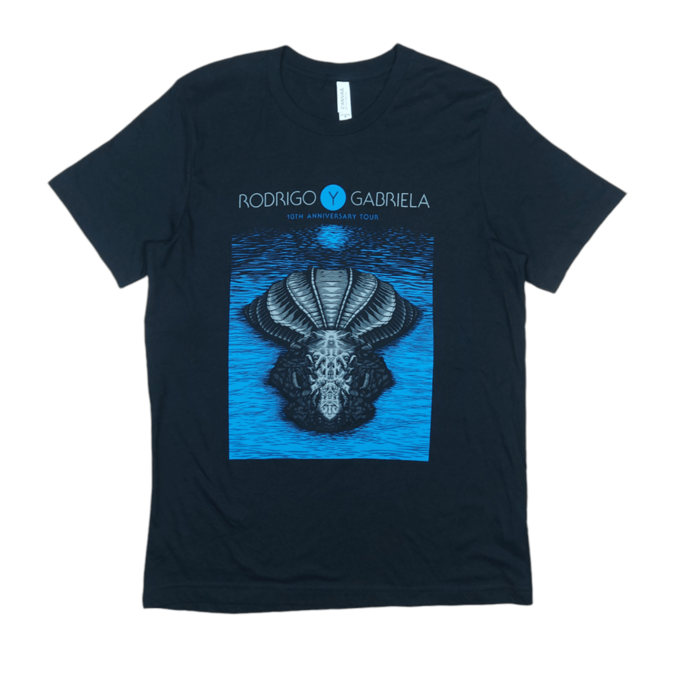 Band Tees Rodrigo Y Gabriela Band 10th Anniversary Tour TEE Size US M / EU 48-50 / 2 - 2 Thumbnail