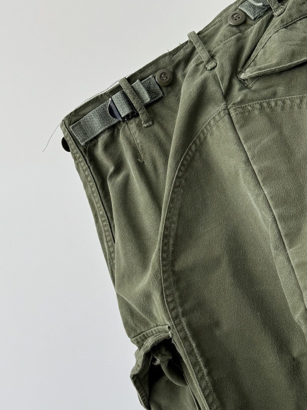 Japanese Brand × Vintage 1967 Dated Vintage Canadian Army Modified Combat Trousers Size US 30 / EU 46 - 10 Thumbnail