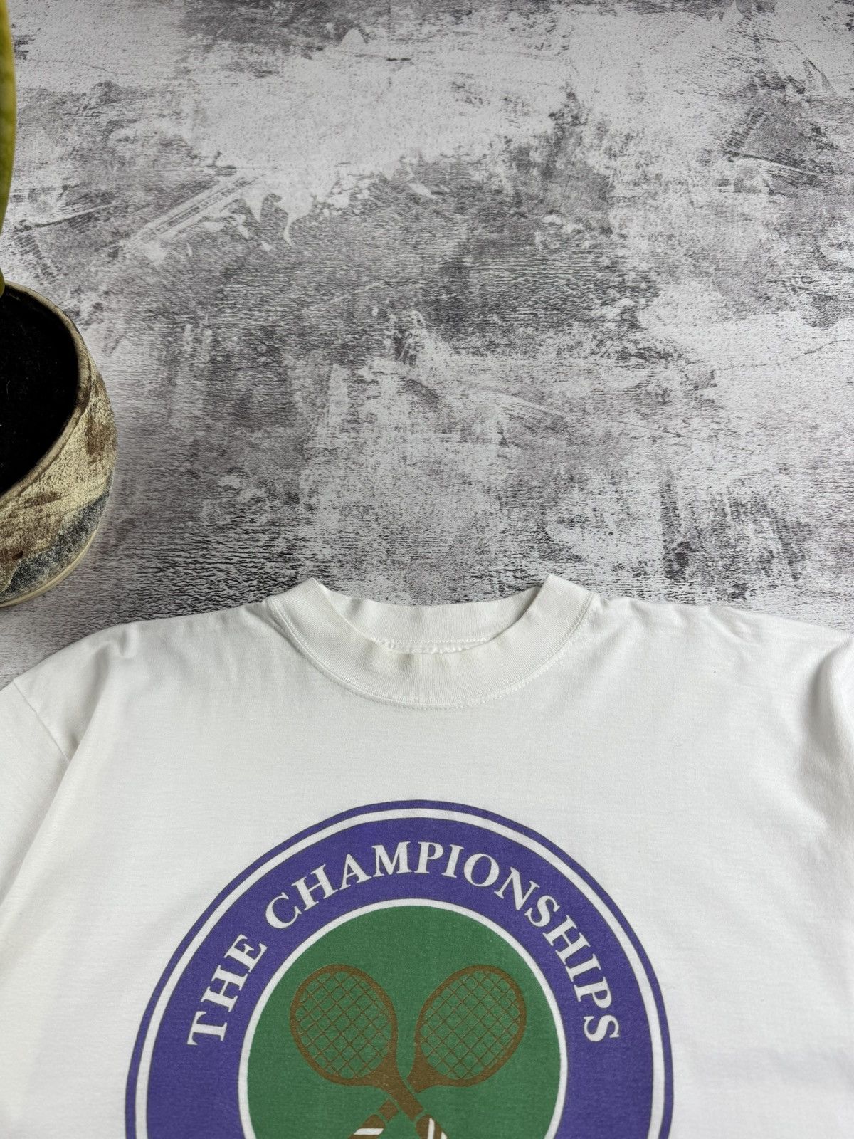 Vintage Tim Henman Team Wimbledon Tennis 1990s RARE Jersey T Shirt Size US L / EU 52-54 / 3 - 9 Thumbnail