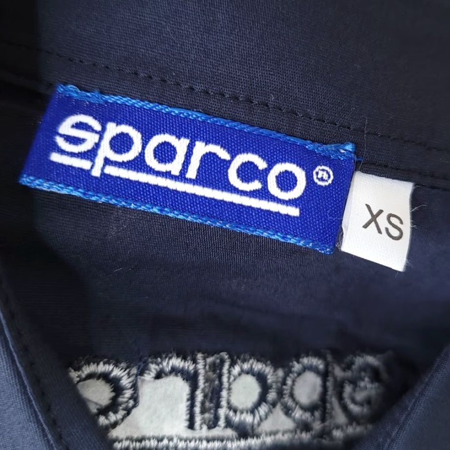 Vintage Sparco Racing Shirt Button Down Short Sleeve Mens Size XS Blue Embroidered NEW Size US XS / EU 42 / 0 - 7 Thumbnail