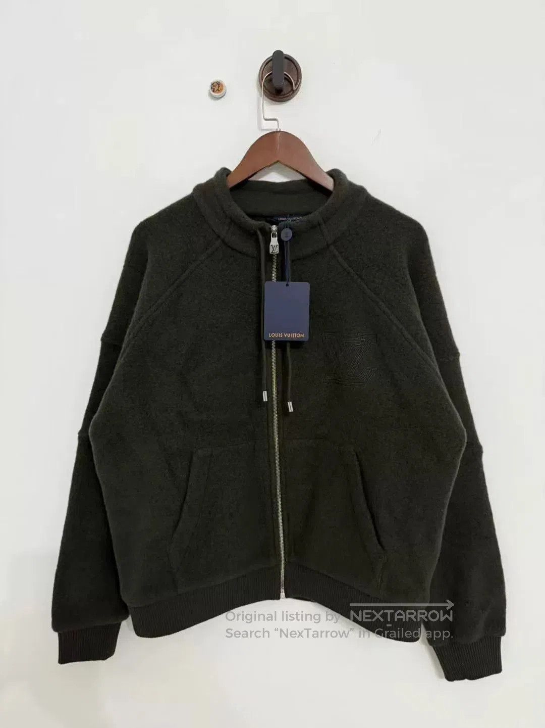 Louis Vuitton Louis Vuitton SS25 Military Green Wool Jacket. Size US S / EU 44-46 / 1 - 1 Thumbnail