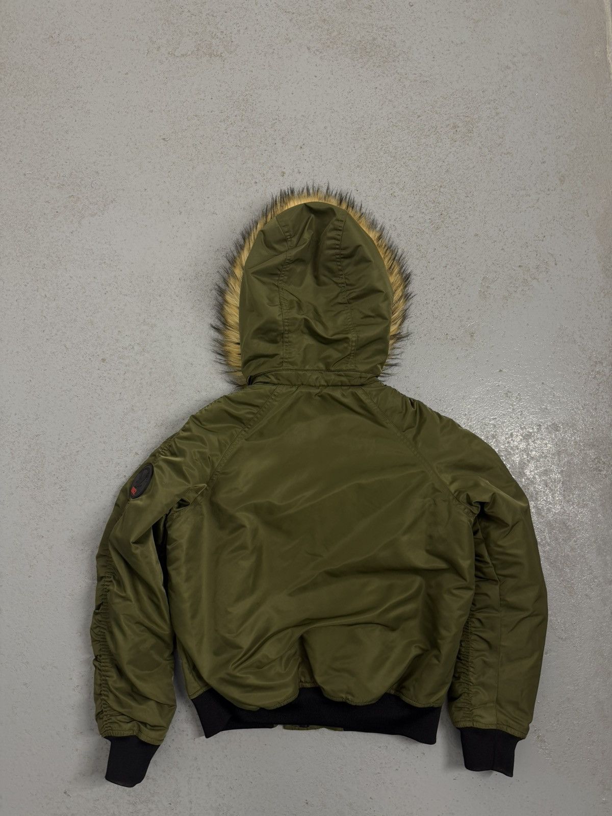 Other Y2K Fur Nylon Bomber Jacket Size XS / US 0-2 / IT 36-38 - 12 Thumbnail
