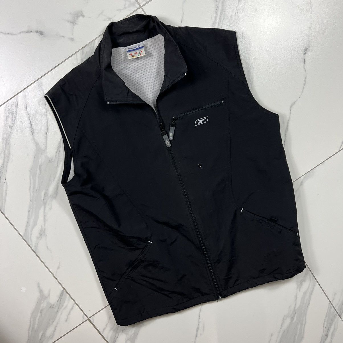 Reebok × Vintage Vintage Y2K reebok Nylon Hooded Vest Gorpcore Size US XL / EU 56 / 4 - 2 Thumbnail