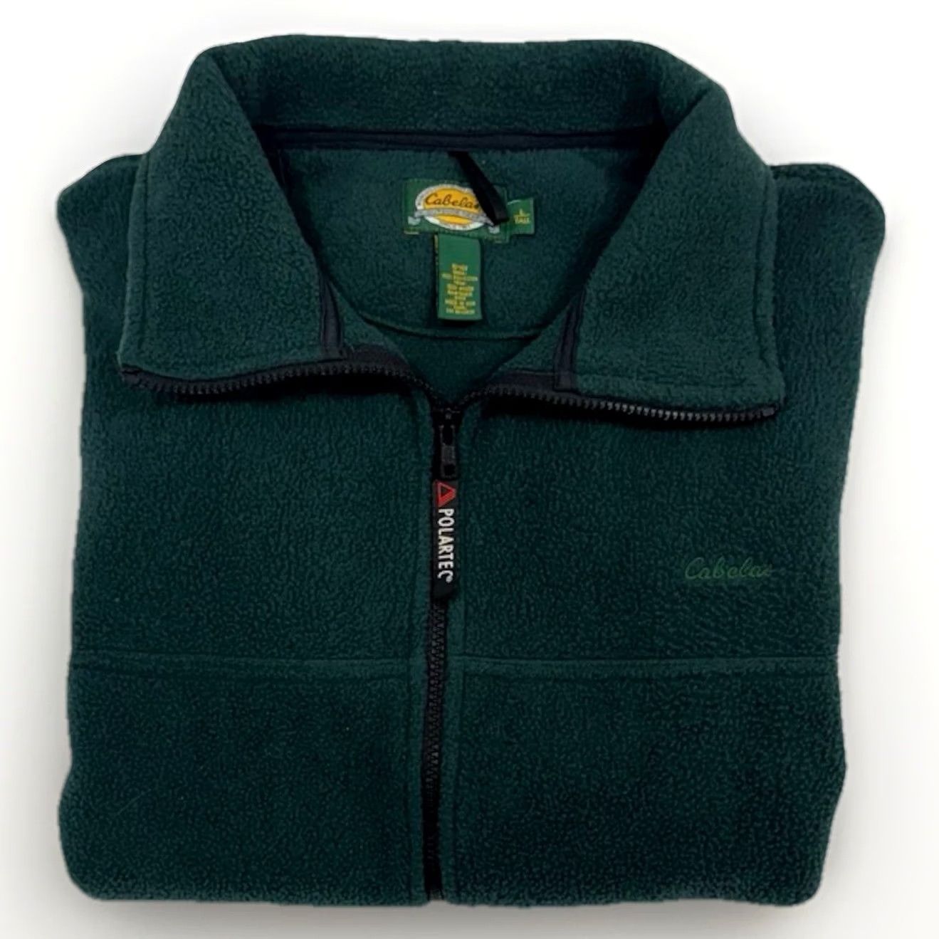 Vintage VINTAGE Cabela's 1/4 Zip Polartec Fleece Pullover Mens Large Tall Green 90s 1/4 Zip Heavyweight Thermal Wool? Size US L / EU 52-54 / 3 - 2 Thumbnail