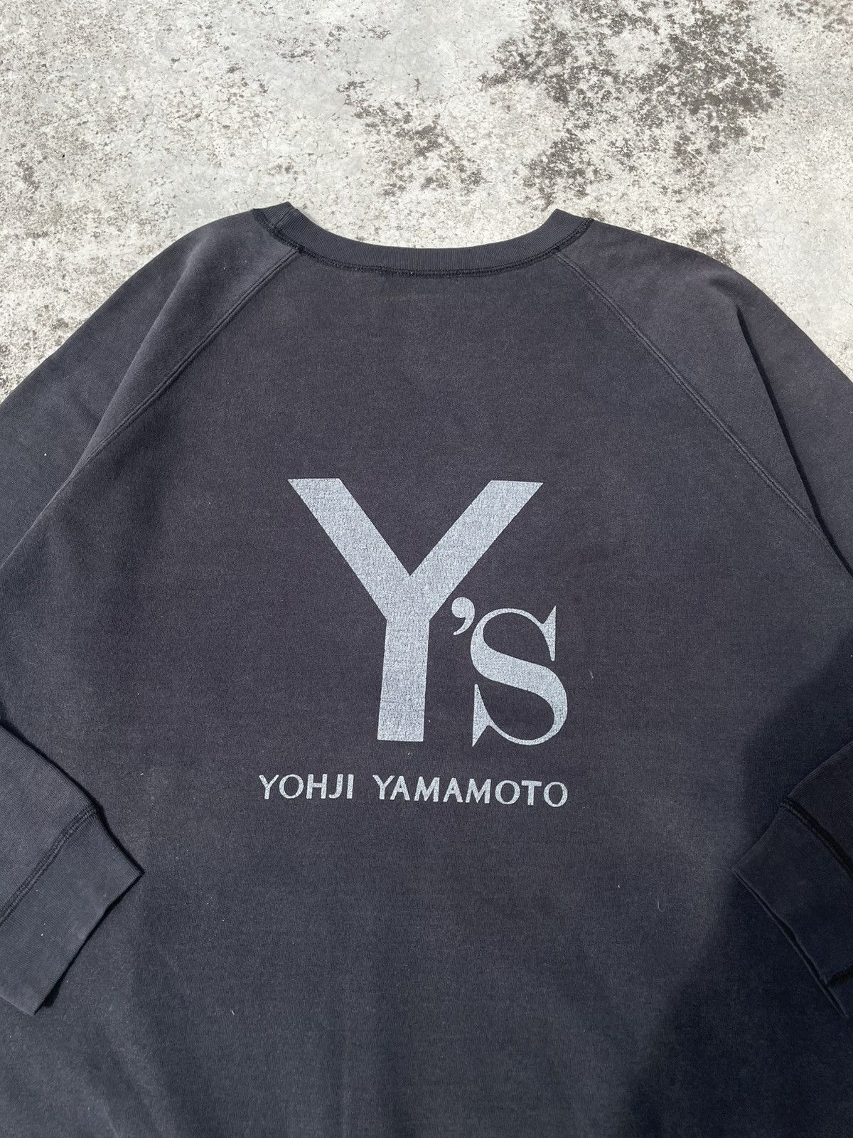 Yohji Yamamoto Vintage 90's Distress Yohji Yamamoto Crewneck Shirts Size US L / EU 52-54 / 3 - 3 Thumbnail