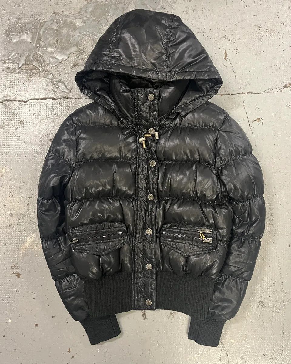 John Galliano AW2010 John Galliano Black Puffer Hooded Jacket Size XS / US 0-2 / IT 36-38 - 2 Thumbnail