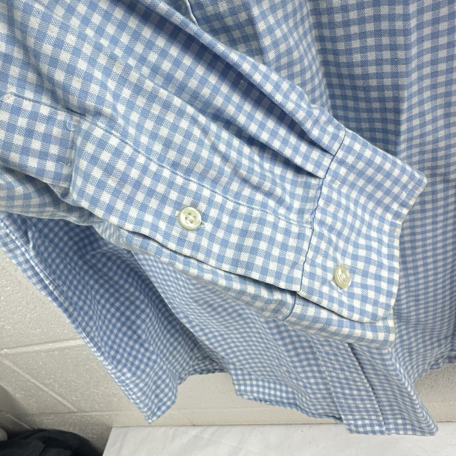 Ralph Lauren Ralph Lauren Classic Fit Shirt Men’s L Blue/White Checkered Size US L / EU 52-54 / 3 - 6 Thumbnail