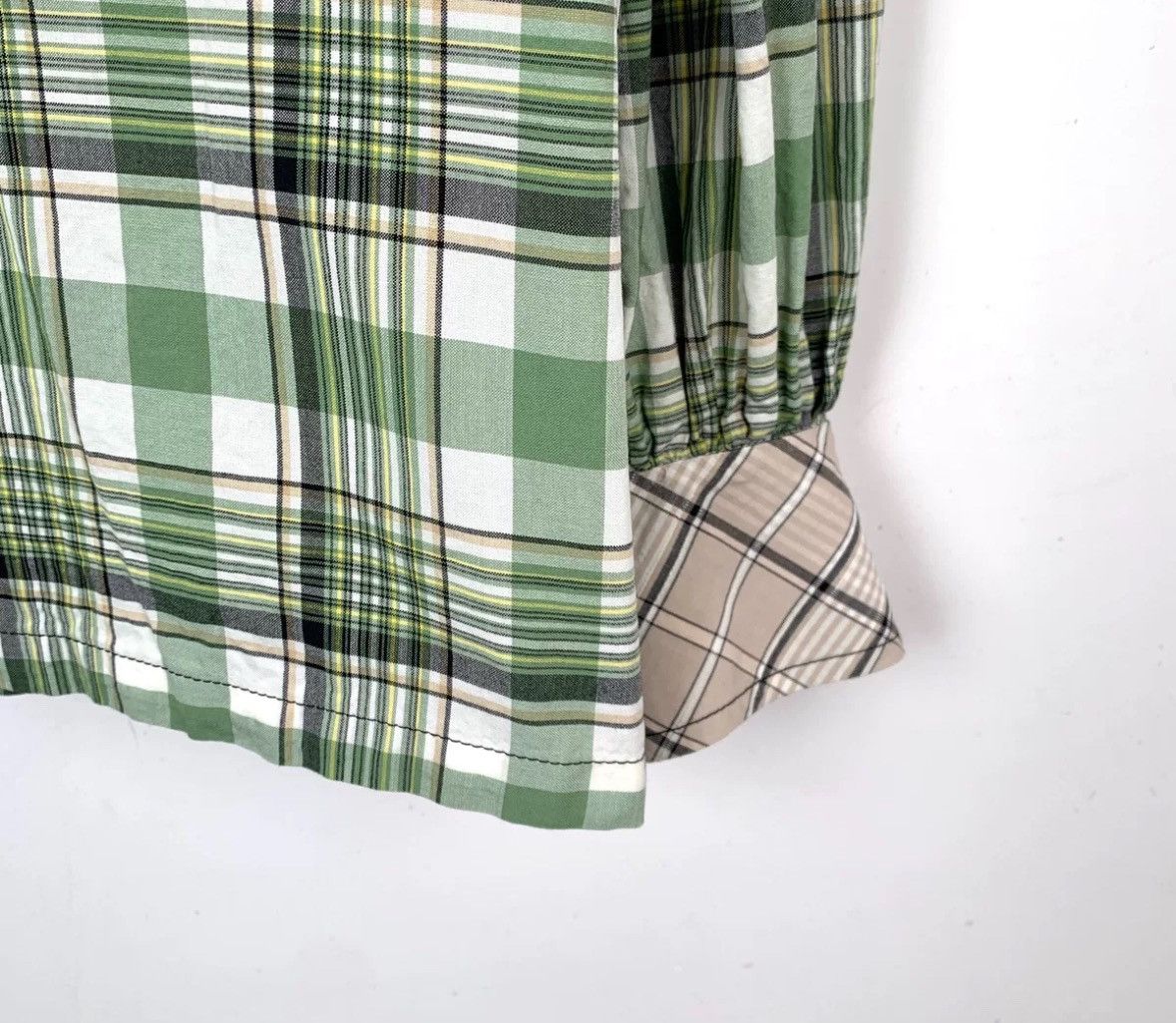 Louis Vuitton Louis Vuitton LV green checkered cotton long sleeved shirt Size US M / EU 48-50 / 2 - 4 Thumbnail