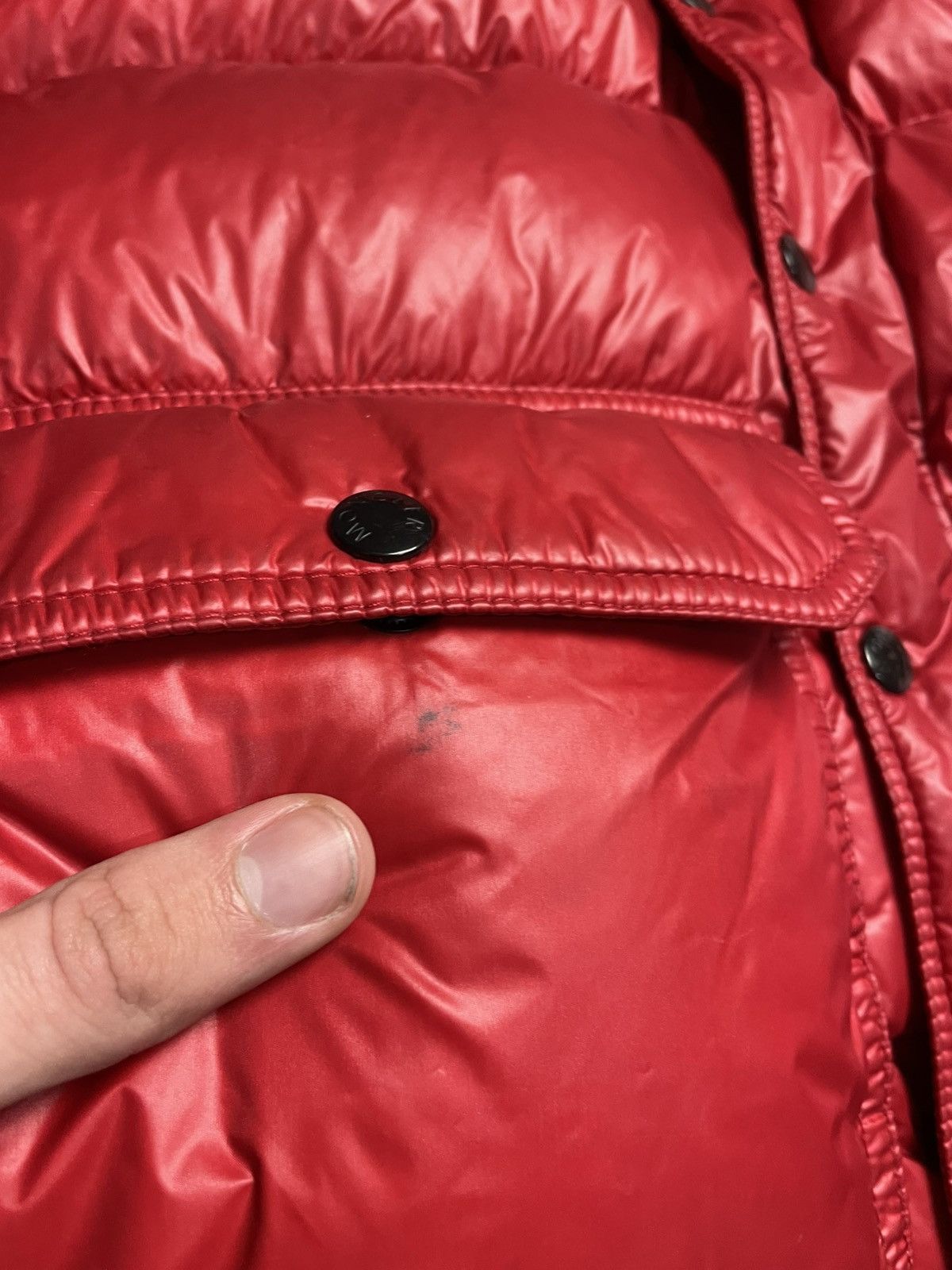 Moncler Moncler Hubert red puffer jacket Maya montgenevre Size US L / EU 52-54 / 3 - 6 Thumbnail
