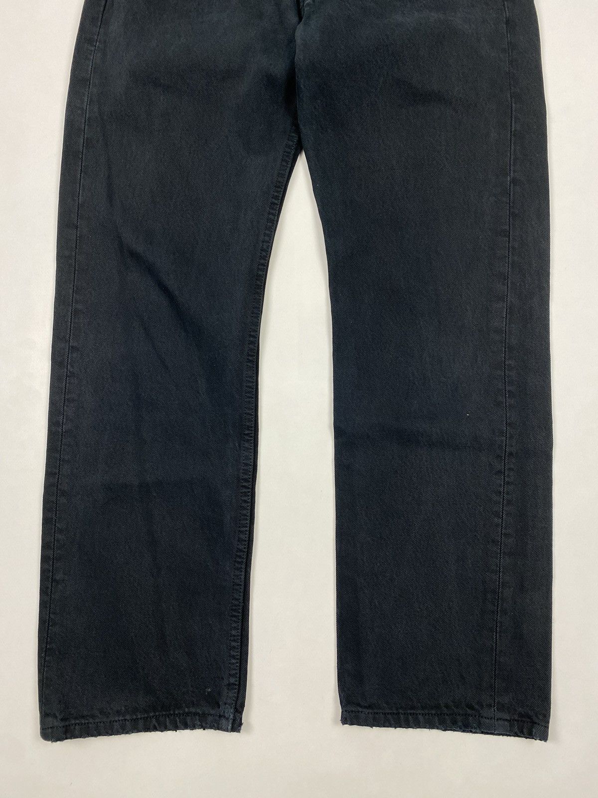 Levi's 2000’s Vintage Levi’s 501 Black Denim Jeans 32X30 Size US 32 / EU 48 - 9 Thumbnail