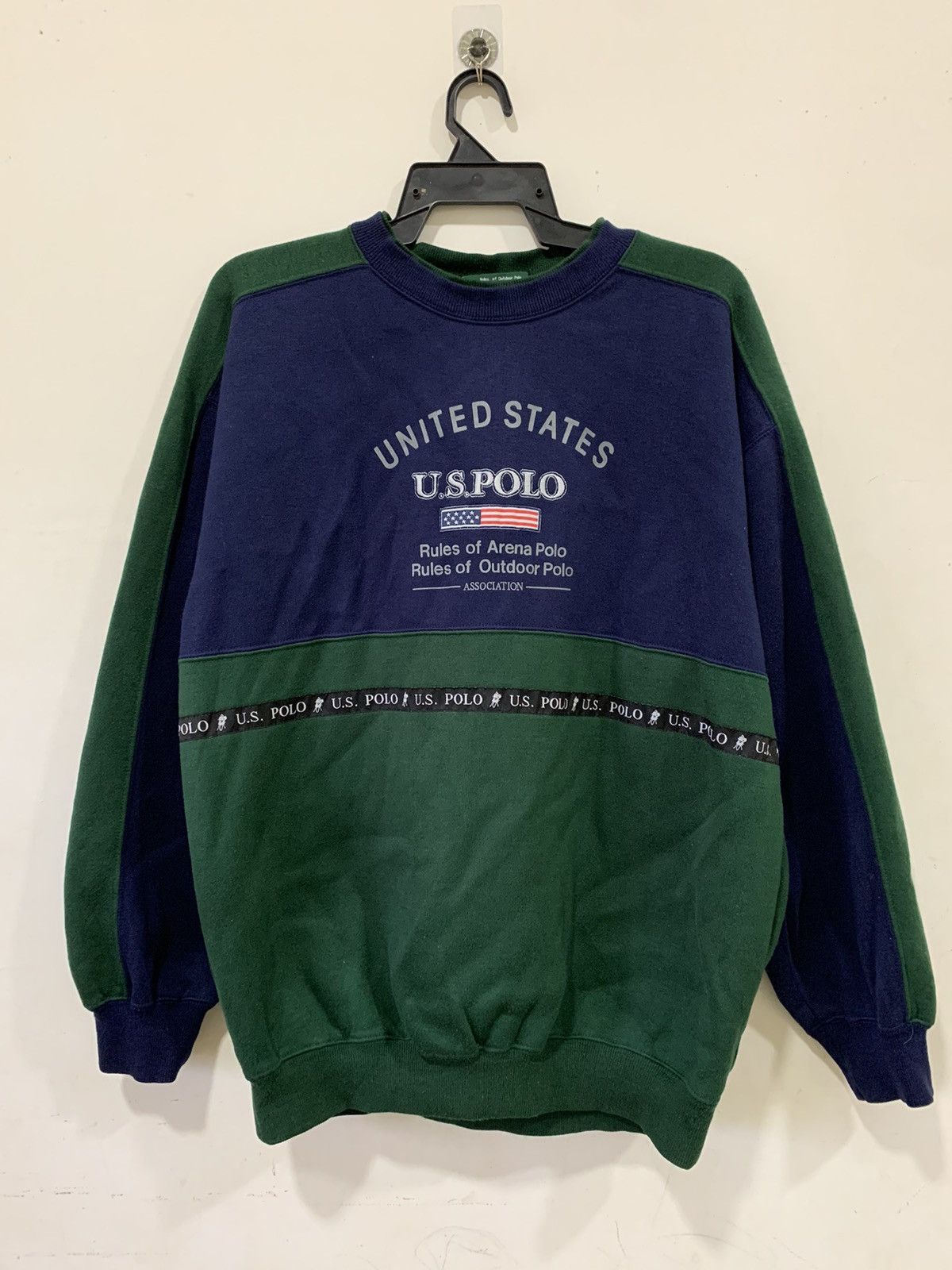 U.S. Polo Assn. × Vintage Vintage U.S. Polo Association Sweatshirt Size US XL / EU 56 / 4 - 1 Thumbnail