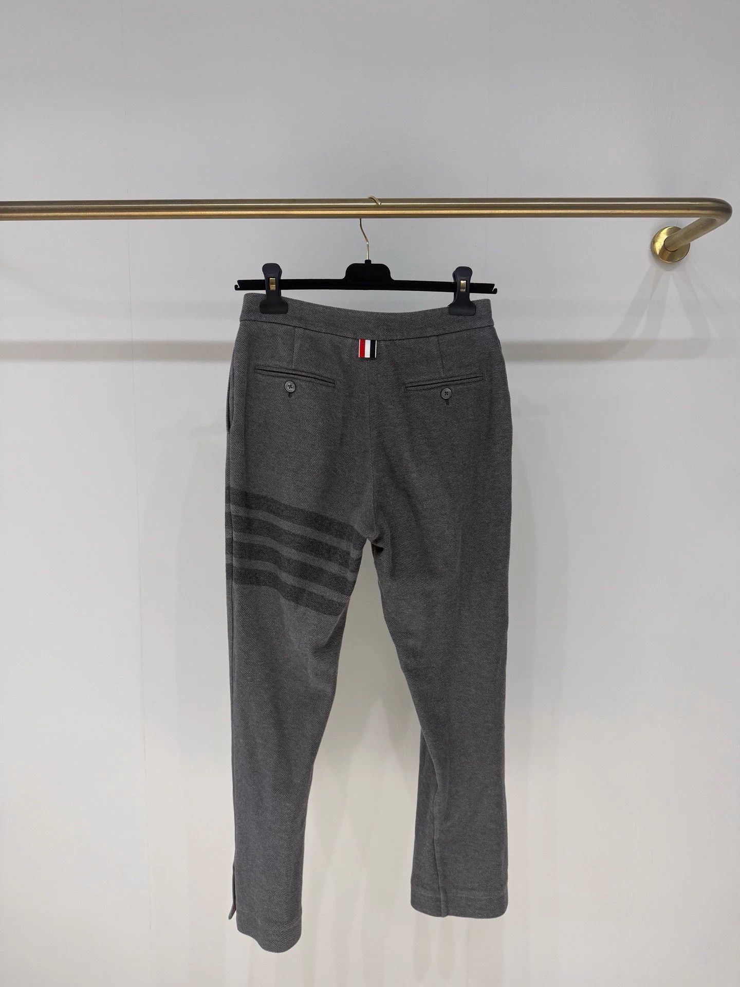 Thom Browne Thom Browne Classic Gray Wool Side Split Trousers 38Mint Size 27" / US 4 / IT 40 - 5 Thumbnail