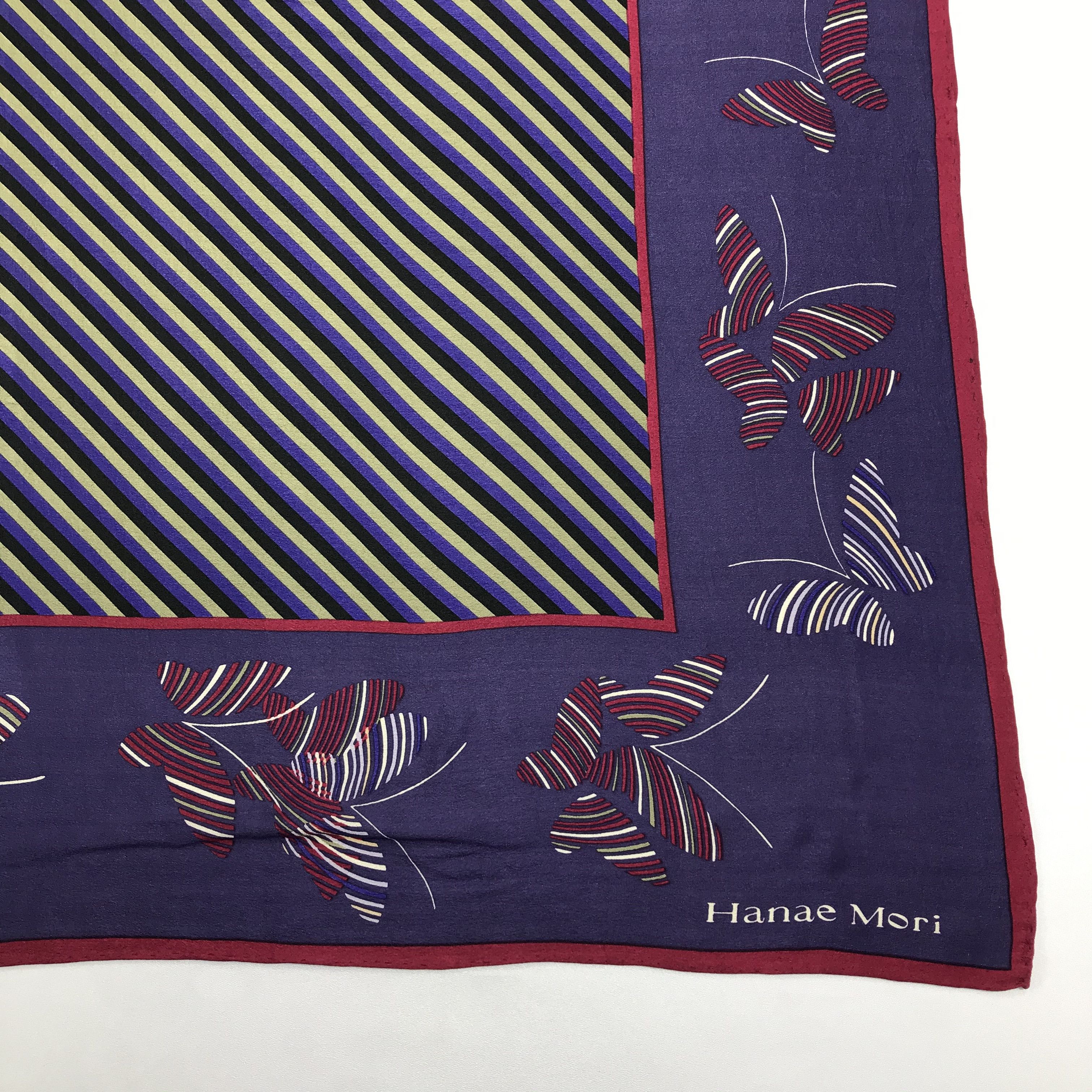 Hanae Mori Vintage Hanae Mori Silk Scarf Size ONE SIZE - 4 Thumbnail