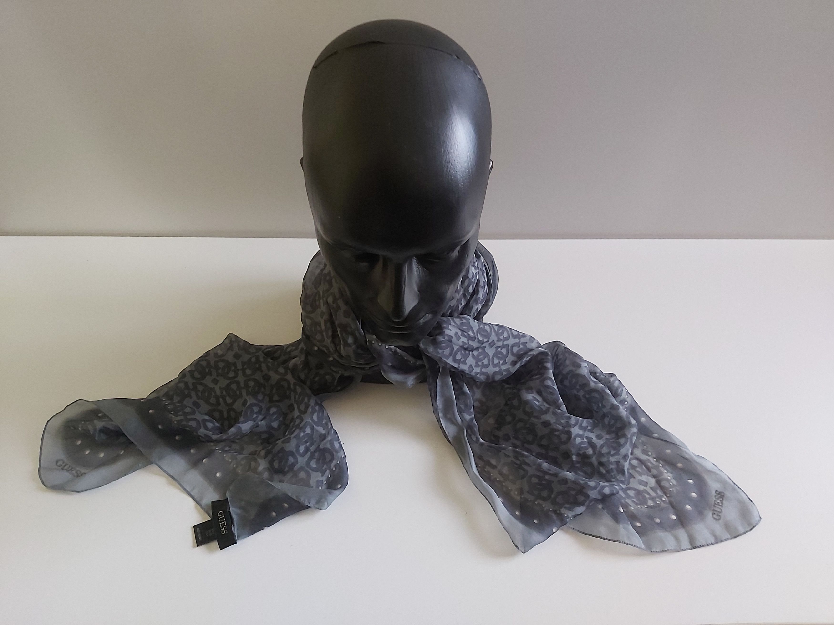 Guess Guess silk scarf "GG" logo Size ONE SIZE - 4 Thumbnail