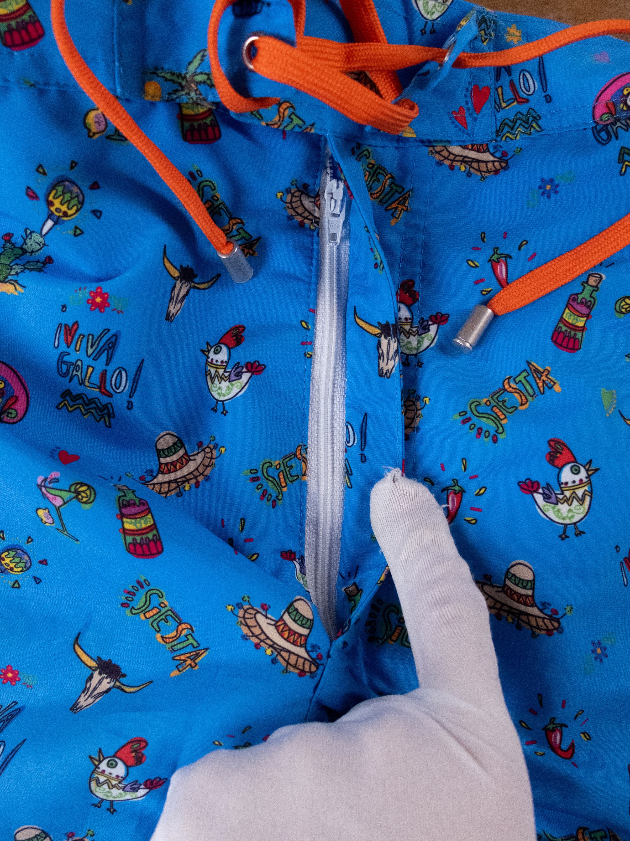 Other GALLO blue Mexican motifs print swim shorts Medium NWT Size US 32 / EU 48 - 6 Thumbnail