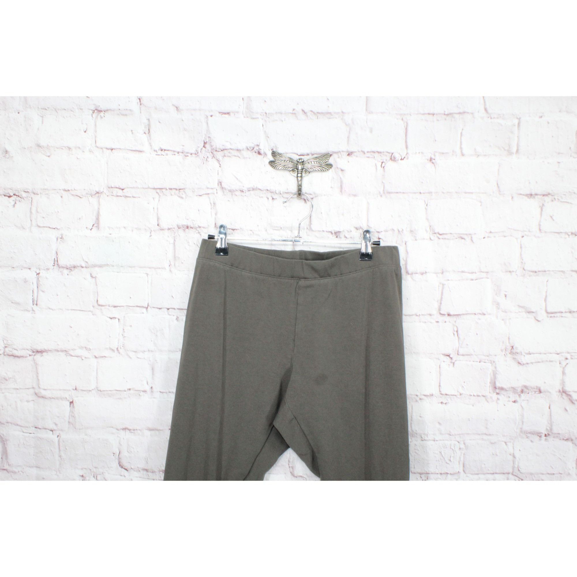 L.L. Bean LL Bean Perfect Fit Pants Leggings Dark Taupe Size M Pet Size 28" / US 6 / IT 42 - 2 Thumbnail