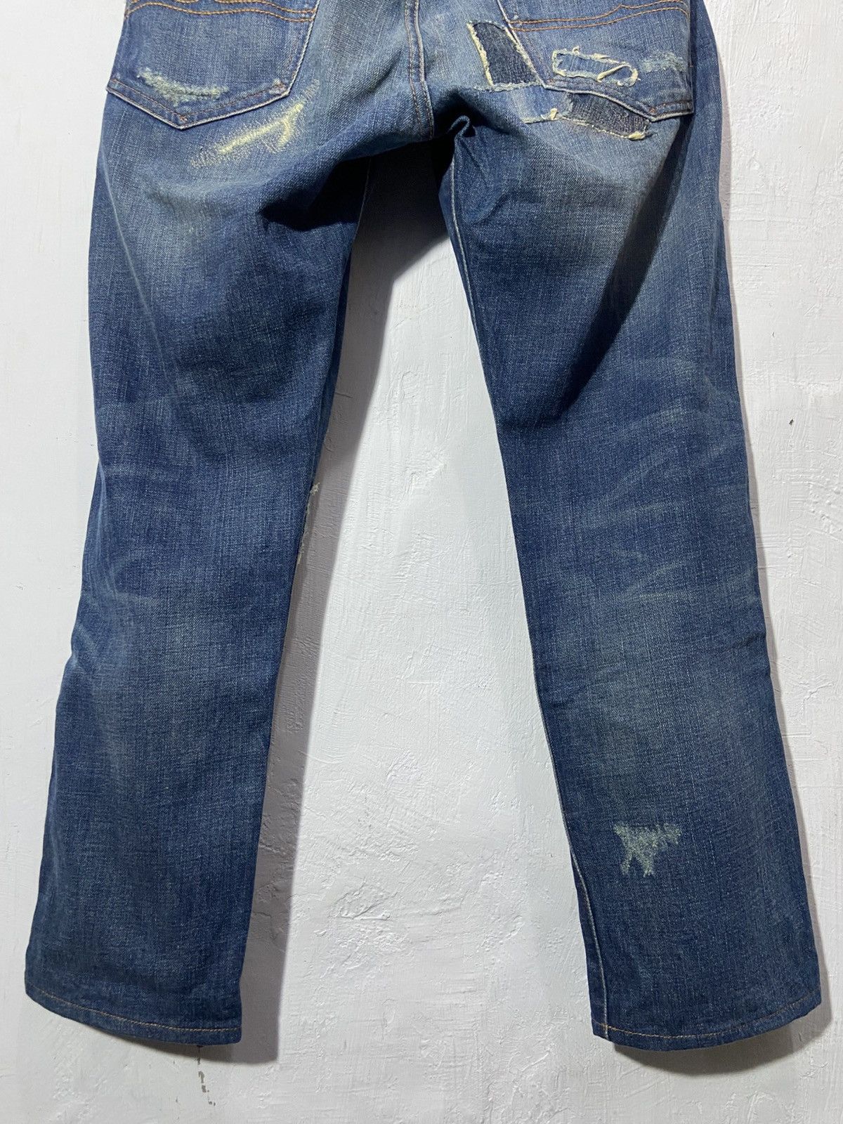 Denim & Supply Ralph Lauren Denim & Supply Ralph Lauren Distressed Denim Patchwork Jeans Size US 32 / EU 48 - 18 Thumbnail