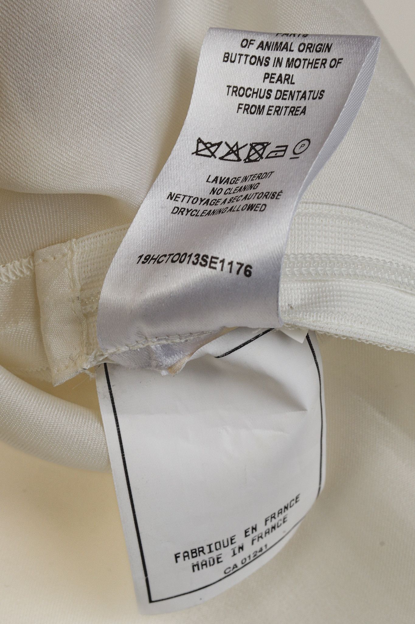 Nina Ricci Nina Ricci White Organza Ruffle Detail Top Size M / US 6-8 / IT 42-44 - 10 Thumbnail