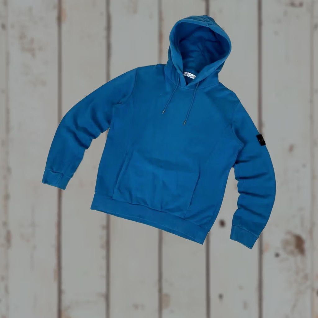 Stone Island VINTAGE Stone Island Hoodie Men L Blue Shirt Size US L / EU 52-54 / 3 - 1 Thumbnail