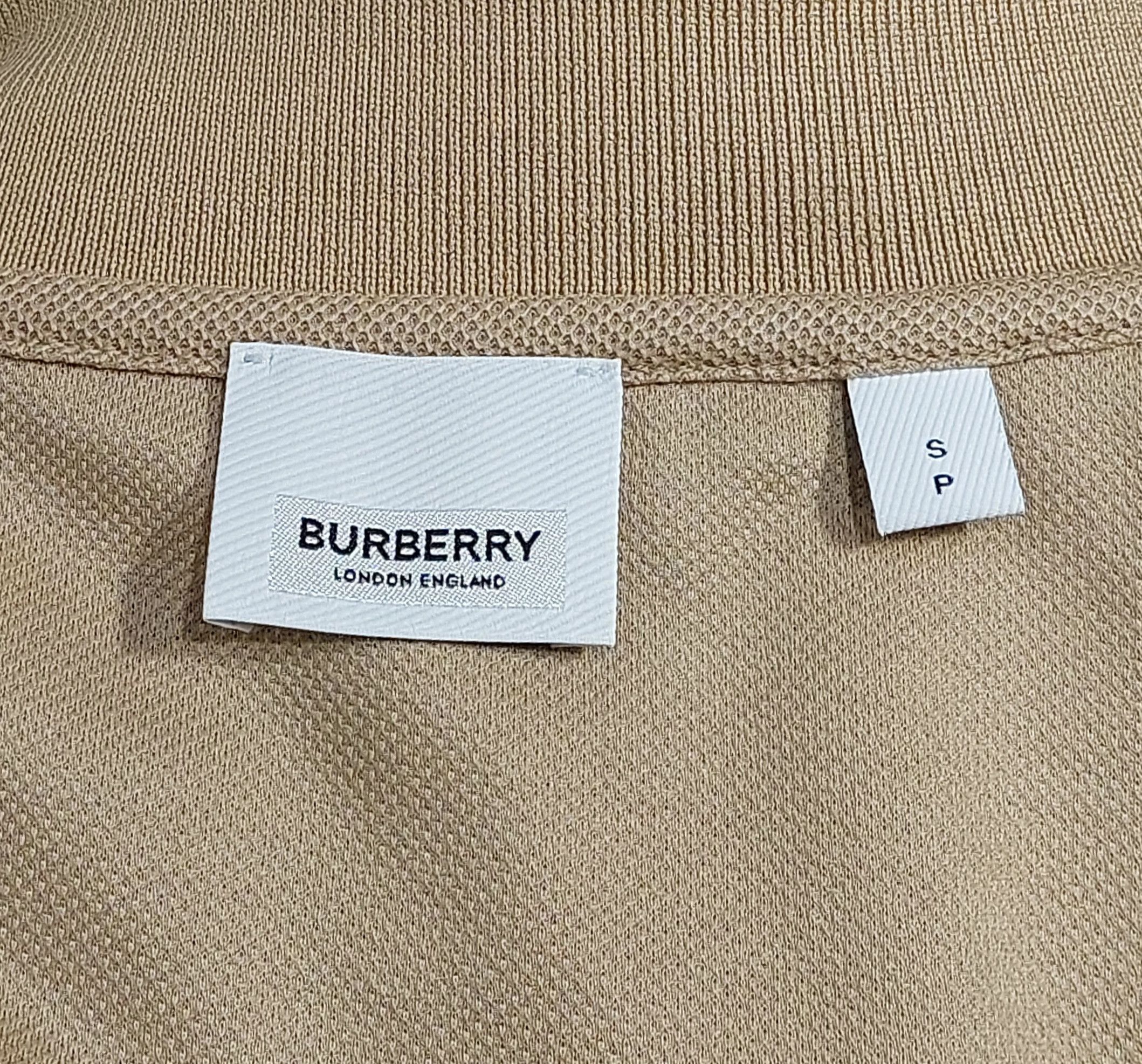 Burberry TB logo embroidered polo shirt - beige S Size US S / EU 44-46 / 1 - 3 Thumbnail