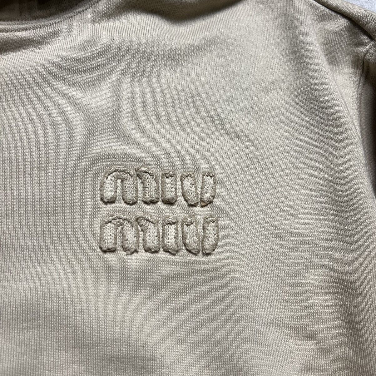 Miu Miu × Prada miu miu Embroidery Logo Zip Hoodie Size US S / EU 44-46 / 1 - 3 Thumbnail