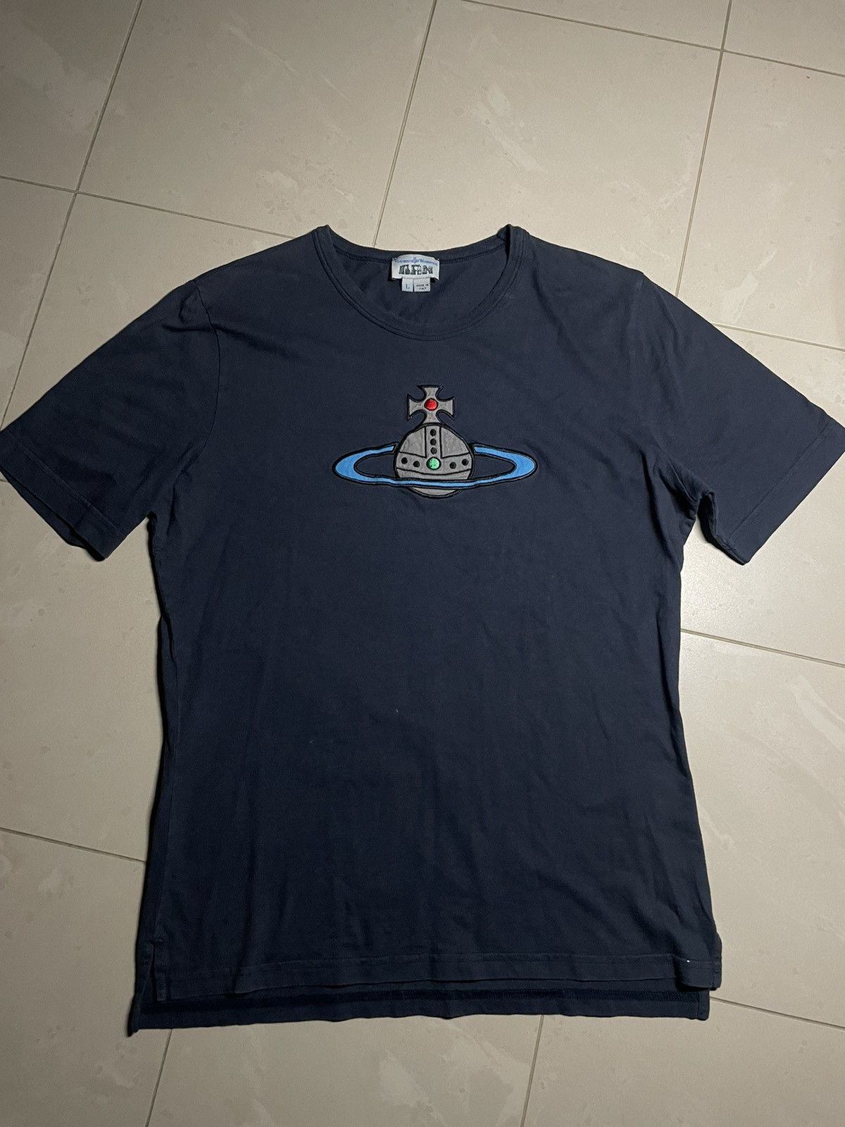 Vivienne Westwood Vivienne westwood t-shirt big logo Size US L / EU 52-54 / 3 - 1 Thumbnail