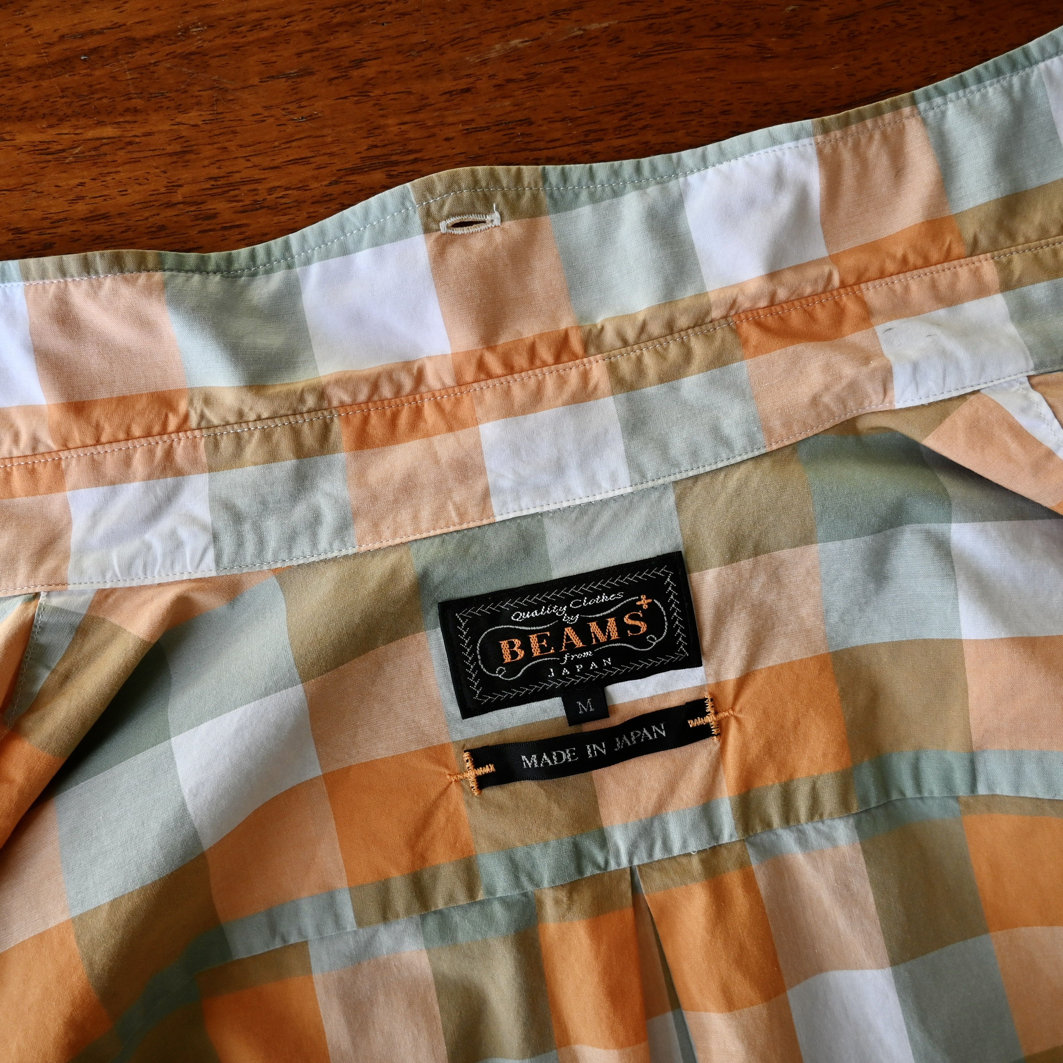 Beams Plus BEAMS Plus cotton broad BD shirt, plaid, made in Japan Size US M / EU 48-50 / 2 - 12 Thumbnail