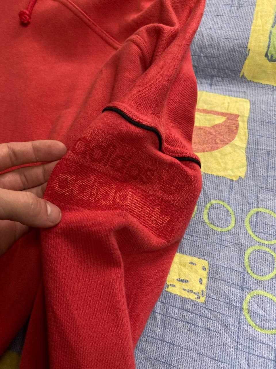 Adidas Vintage Y2K Adidas Sweatshirt Hoodie Thrashed Size US XL / EU 56 / 4 - 3 Thumbnail