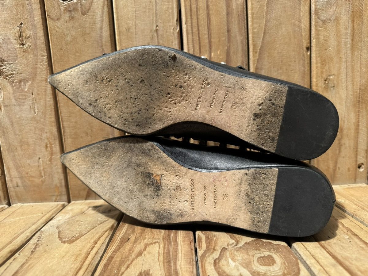 Sergio Rossi Sergio Rossi black women’s leather flats EUR 36 US 6 Size US 6 / IT 36 - 15 Thumbnail