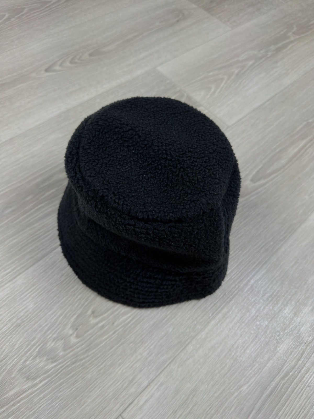 Nike Vintage 90s Nike Black Spell Out Fleece Bucket Hat Hip Hop Size ONE SIZE - 4 Thumbnail