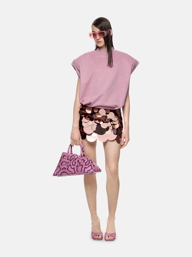 The Attico o1mle0526 Rue Sequin Mini Skirt in Multicolor Size 27" / US 4 / IT 40 - 2 Thumbnail