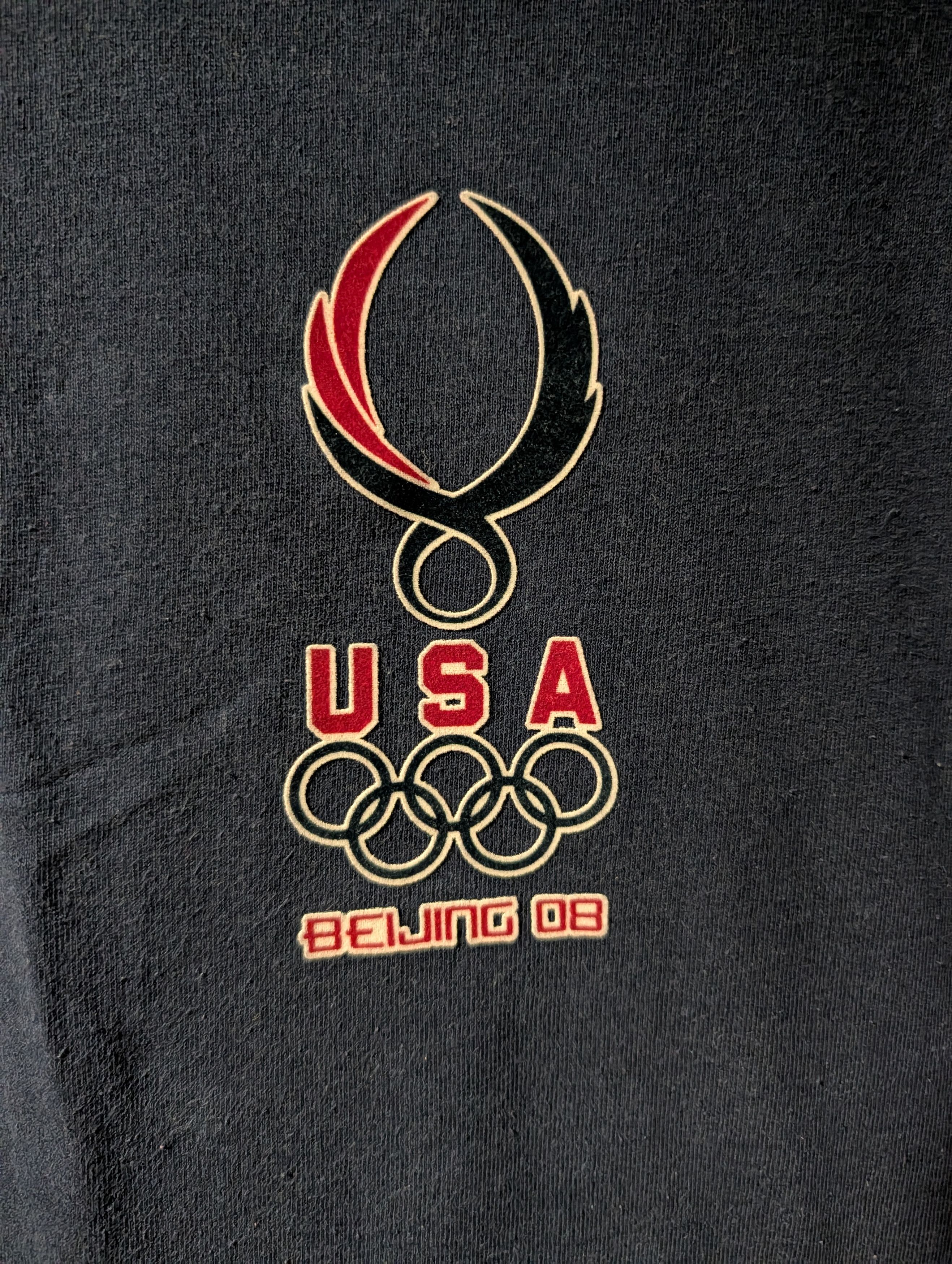 USA Olympics Vintage 2008 Beijing USA Olympics Medium Long-Sleeve T-Shirt Size US M / EU 48-50 / 2 - 2 Thumbnail