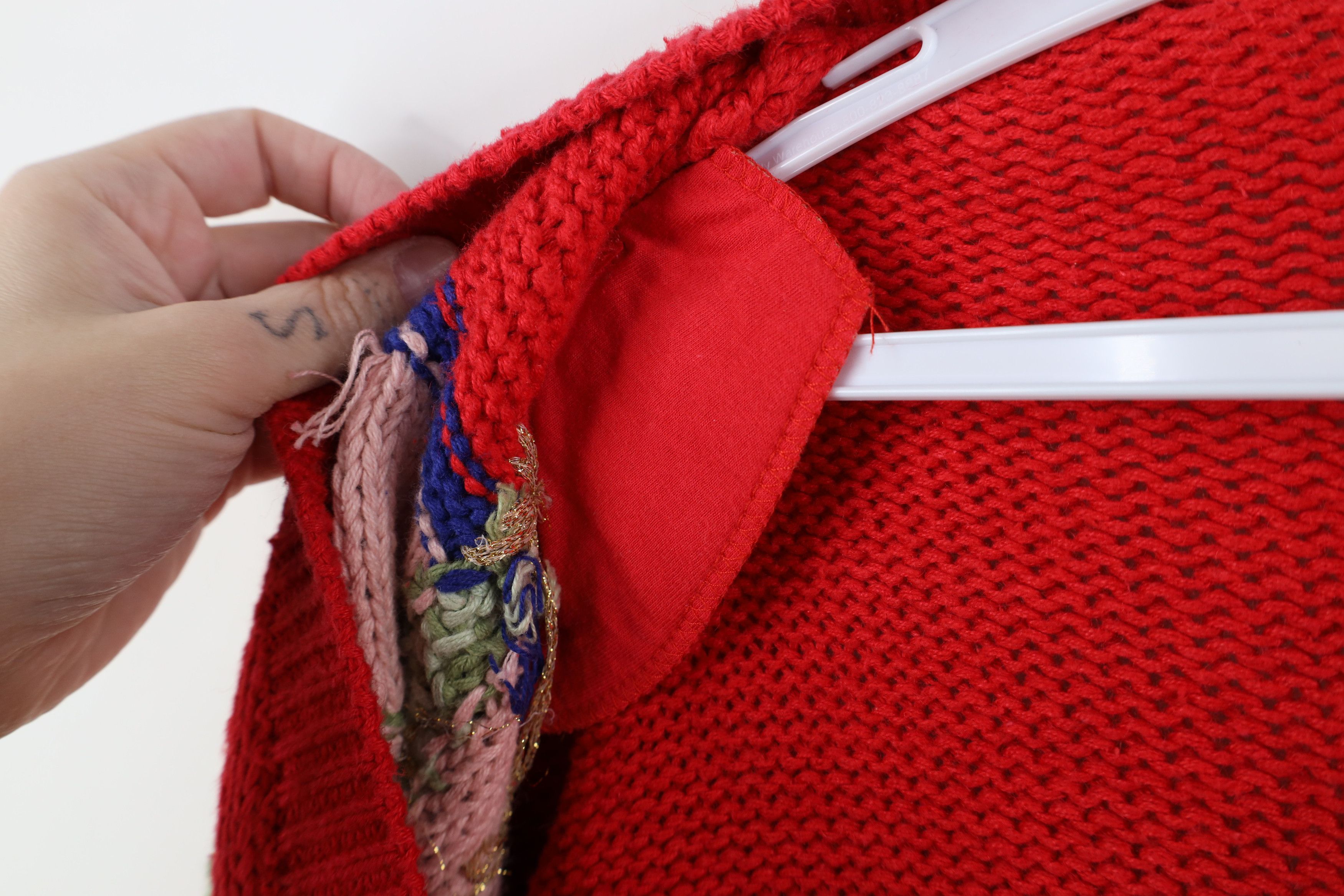 Vintage Vintage 90s Streetwear Bells Christmas Cardigan Sweater Size L / US 10 / IT 46 - 12 Thumbnail
