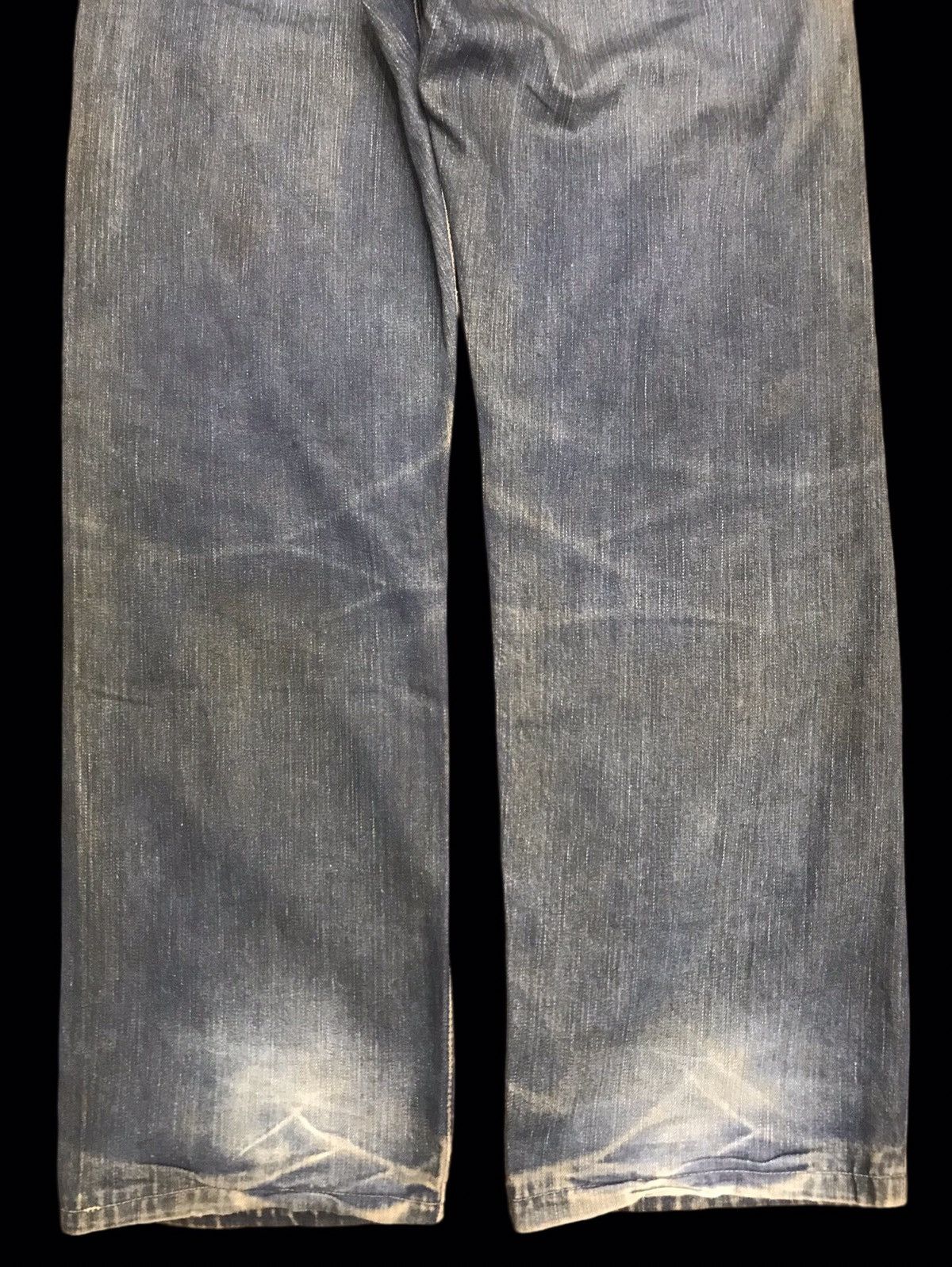 Lee 💥90s Style💥Lee COWBOY Selvedge Cinch Back Faded Denim F127 Size US 29 - 18 Thumbnail