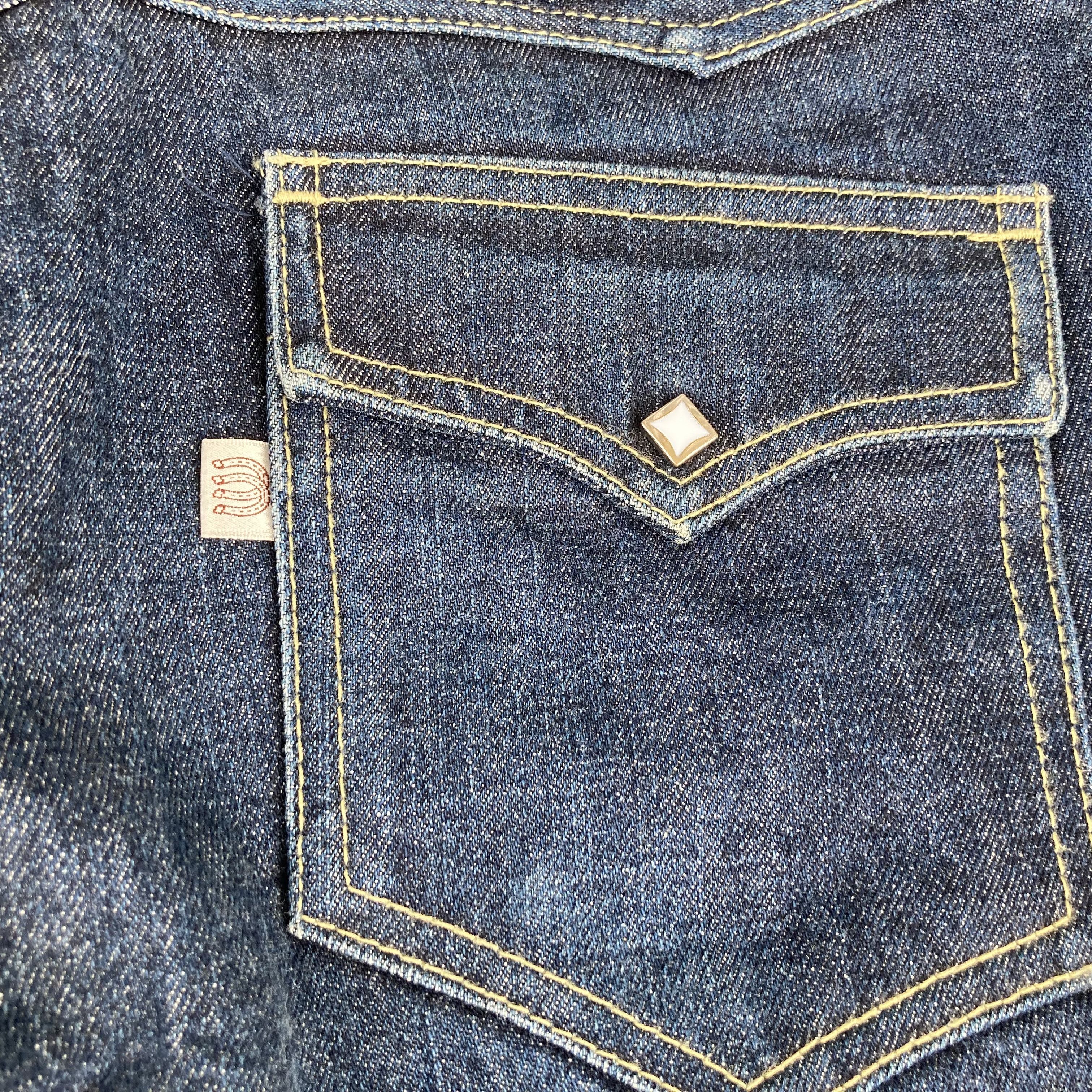 Designer × Japanese Brand Vtg Oregontrail Made in japan Denim Blue Jeans Size US 30 / EU 46 - 8 Thumbnail
